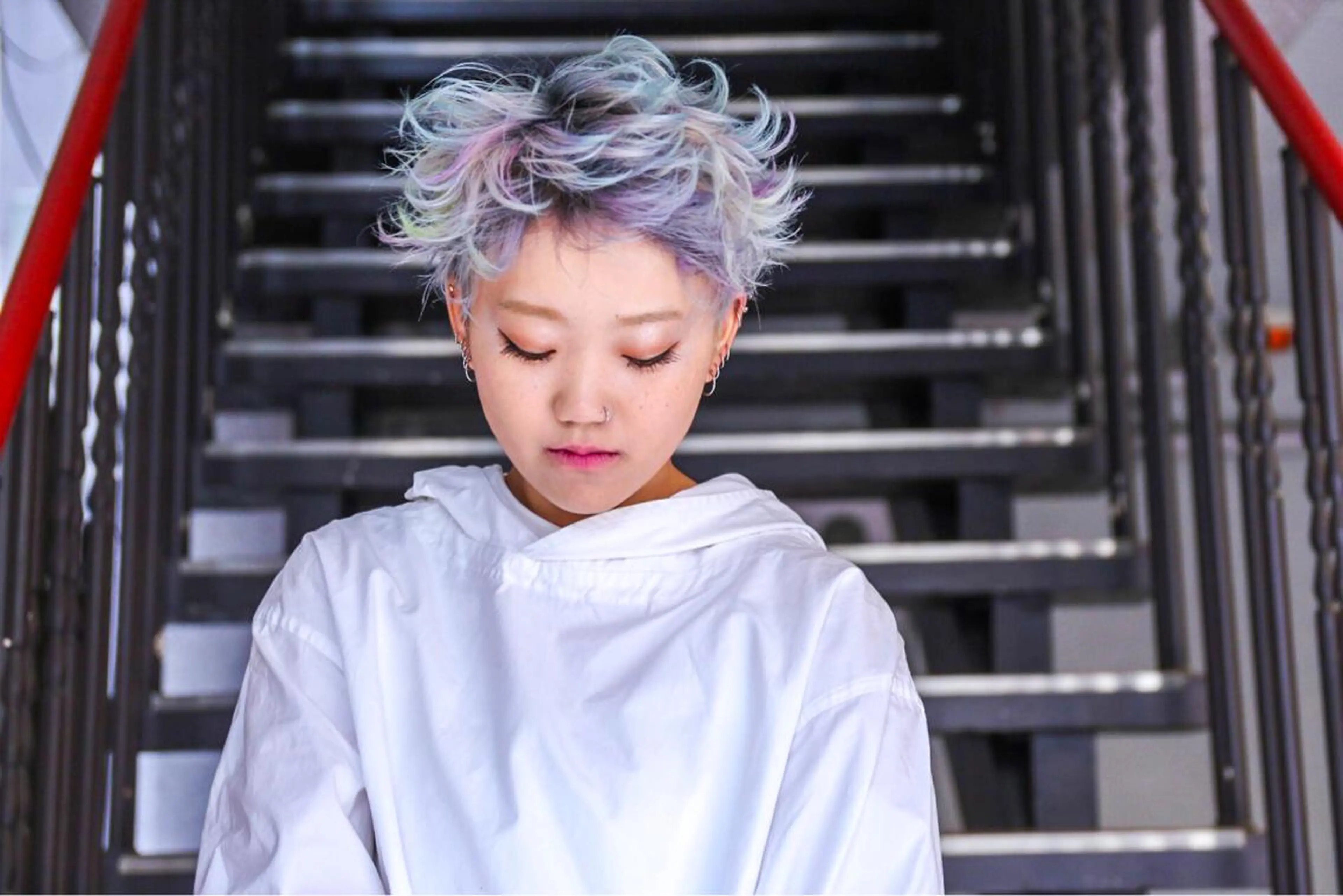 ショート カラー 永野 成知のヘアスタイル