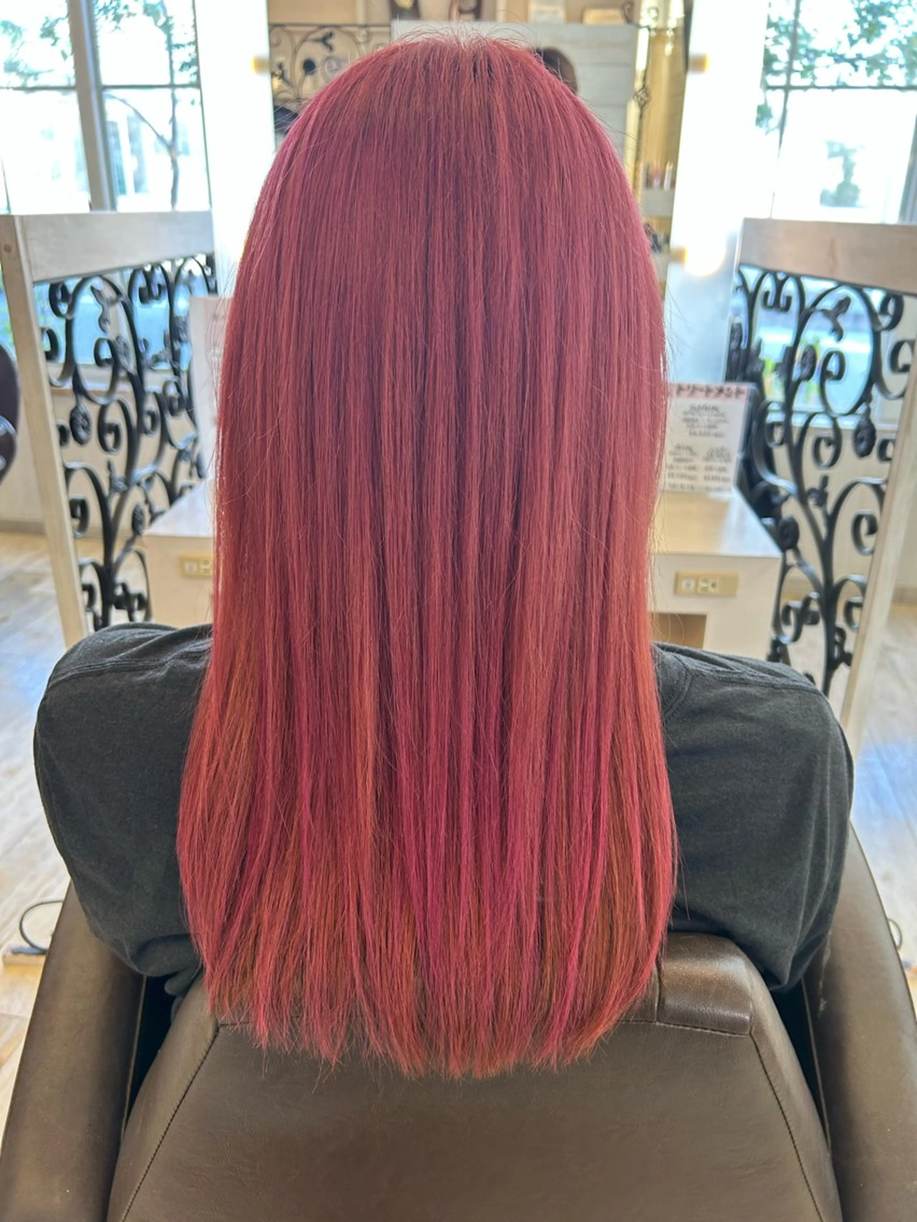 ミディアム カラー ベージュカラー ダブルカラー Crén by marie 真嘉比店所属・東恩納 誠のヘアスタイル