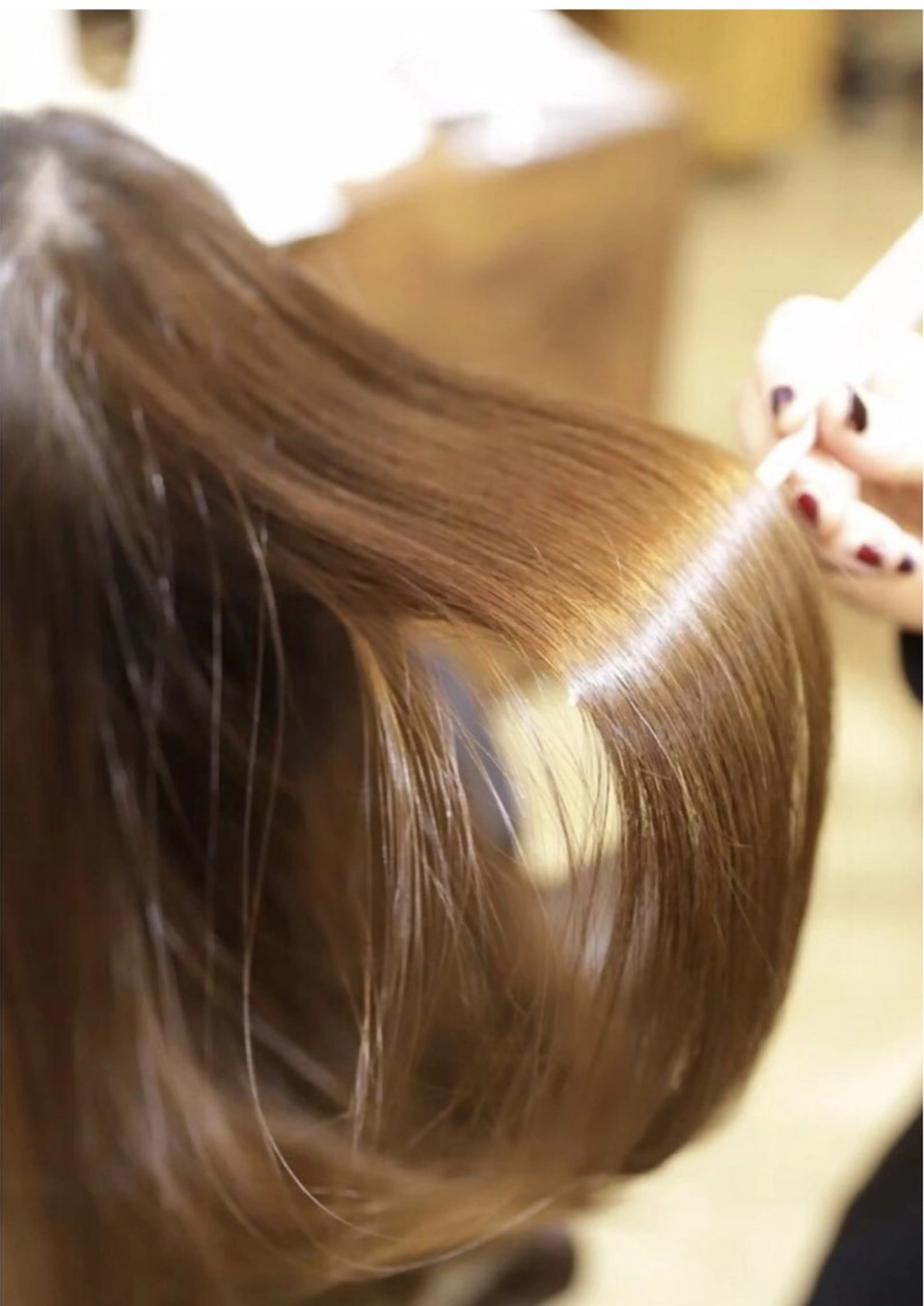 髪質改善トリートメント＋カラーの写真