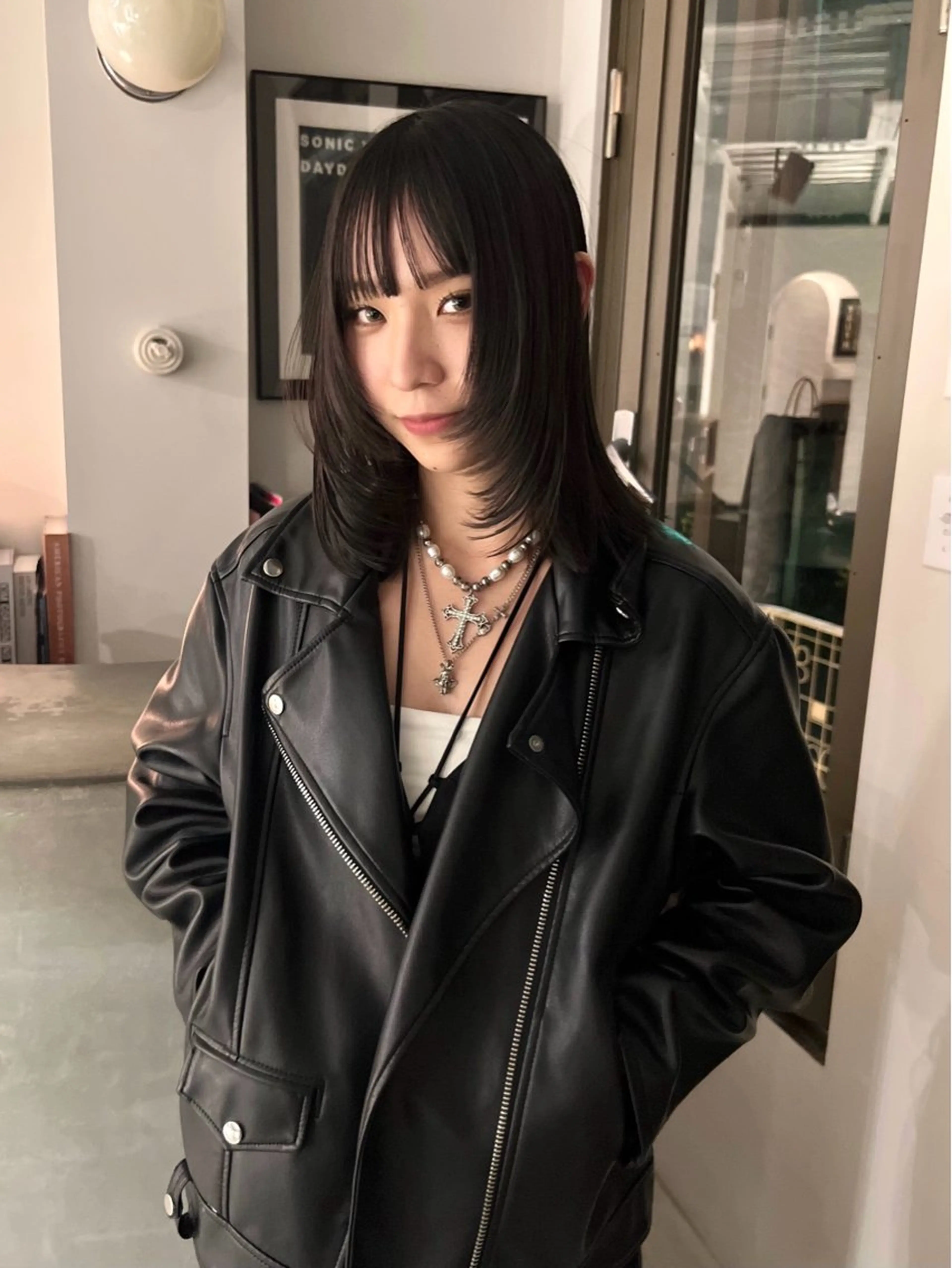 ミディアム レイヤーカット 丹治 一輝ボブ/ショートのヘアスタイル