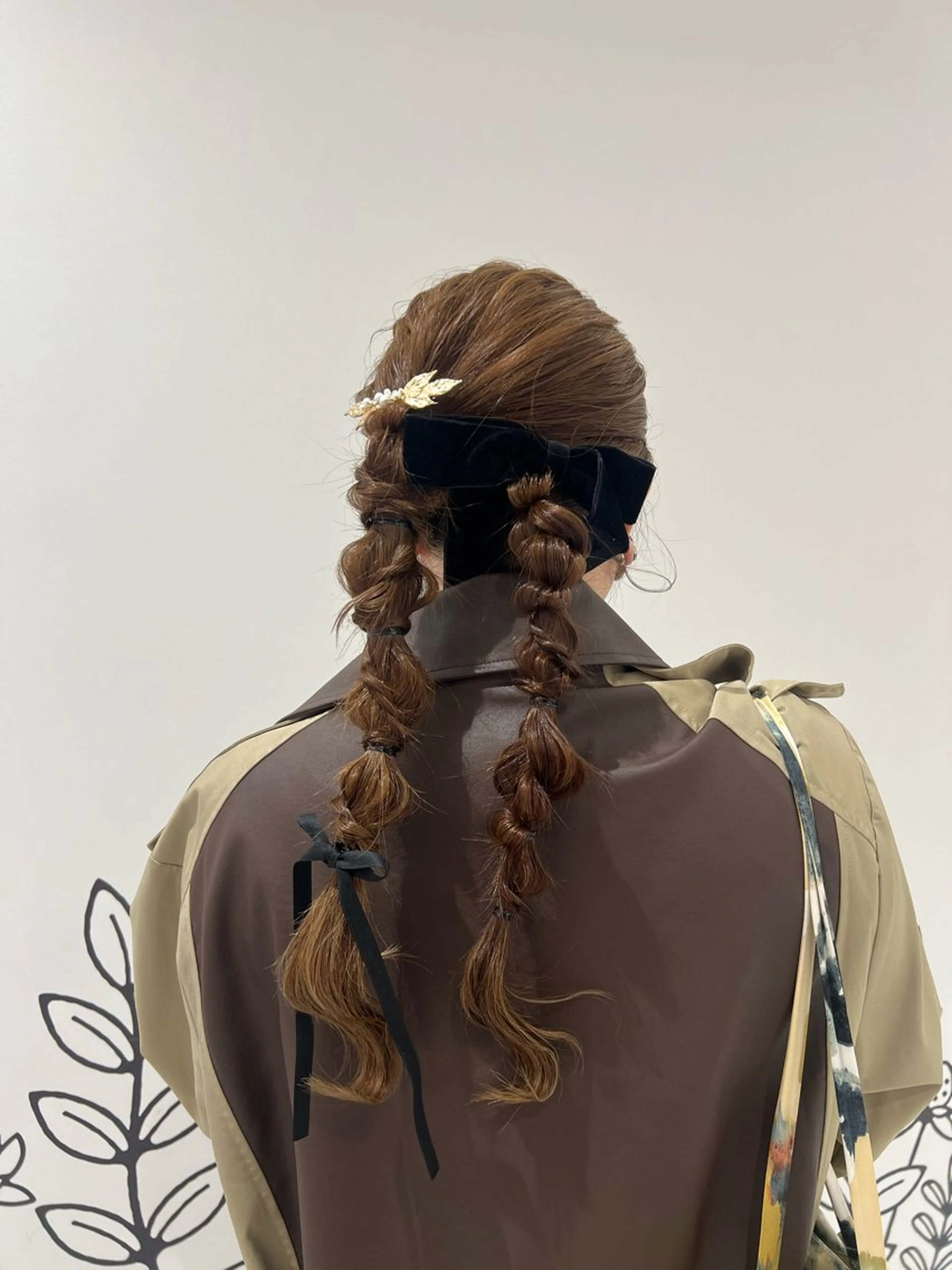 ロング ヘアセット りな/ボブ /ダブルカラーのヘアスタイル