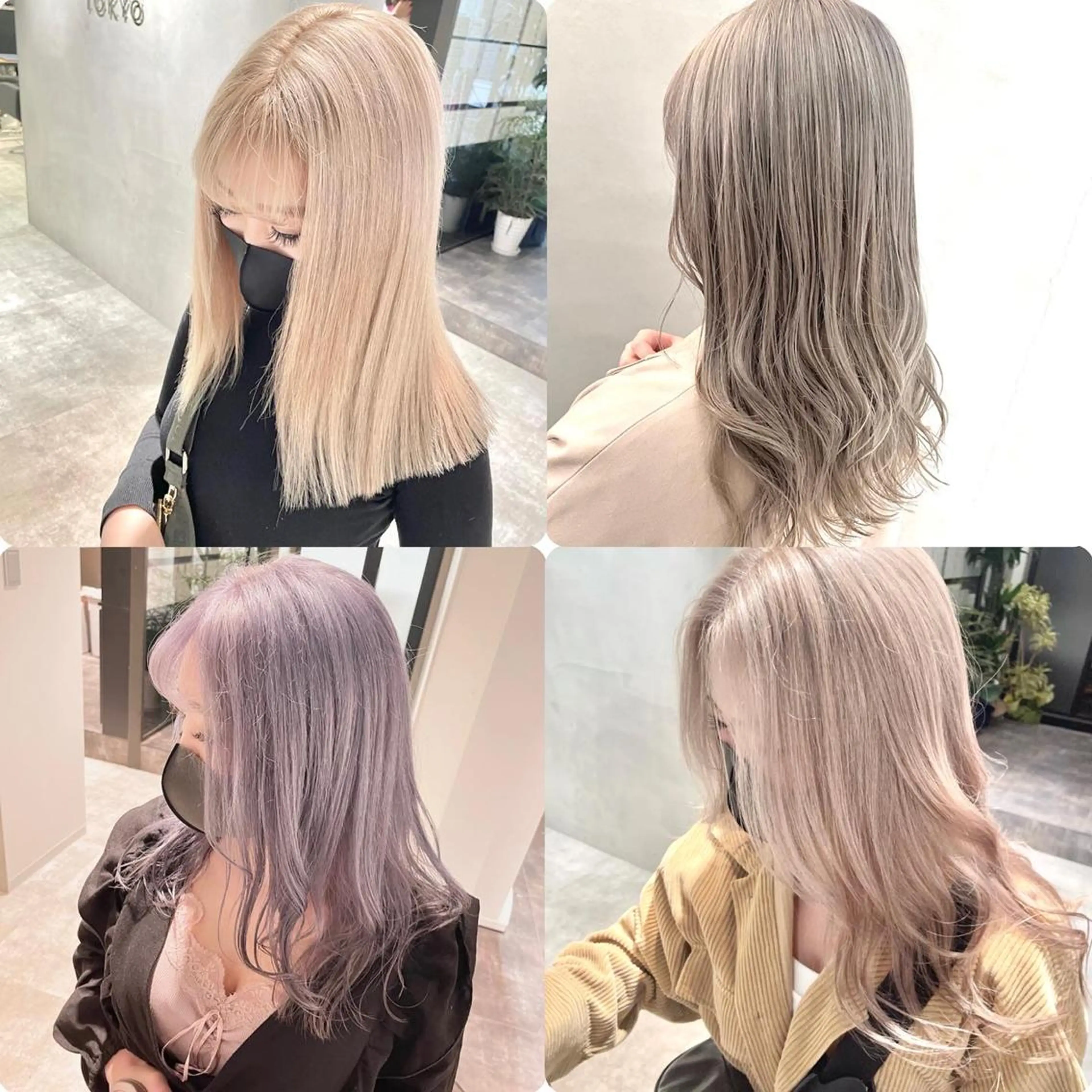 ロング カラー ハイトーンカラー ヘアカラー トリートメント MiL所属・✨ハイトーン✨ 濱田知孝のヘアスタイル