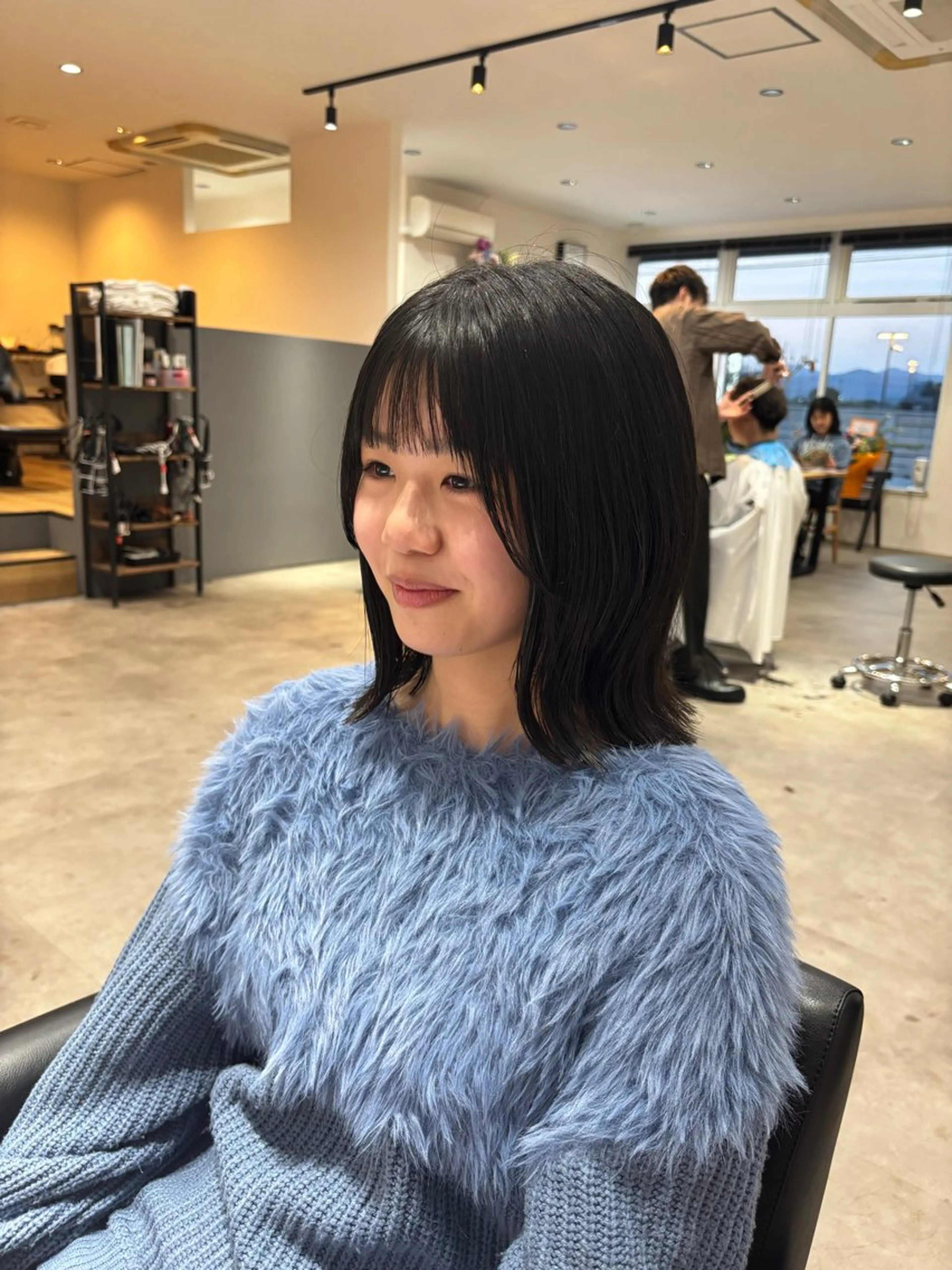 ミディアム カット ヘアカラー ショート/髪質改善 縮毛矯正/岩元のヘアスタイル