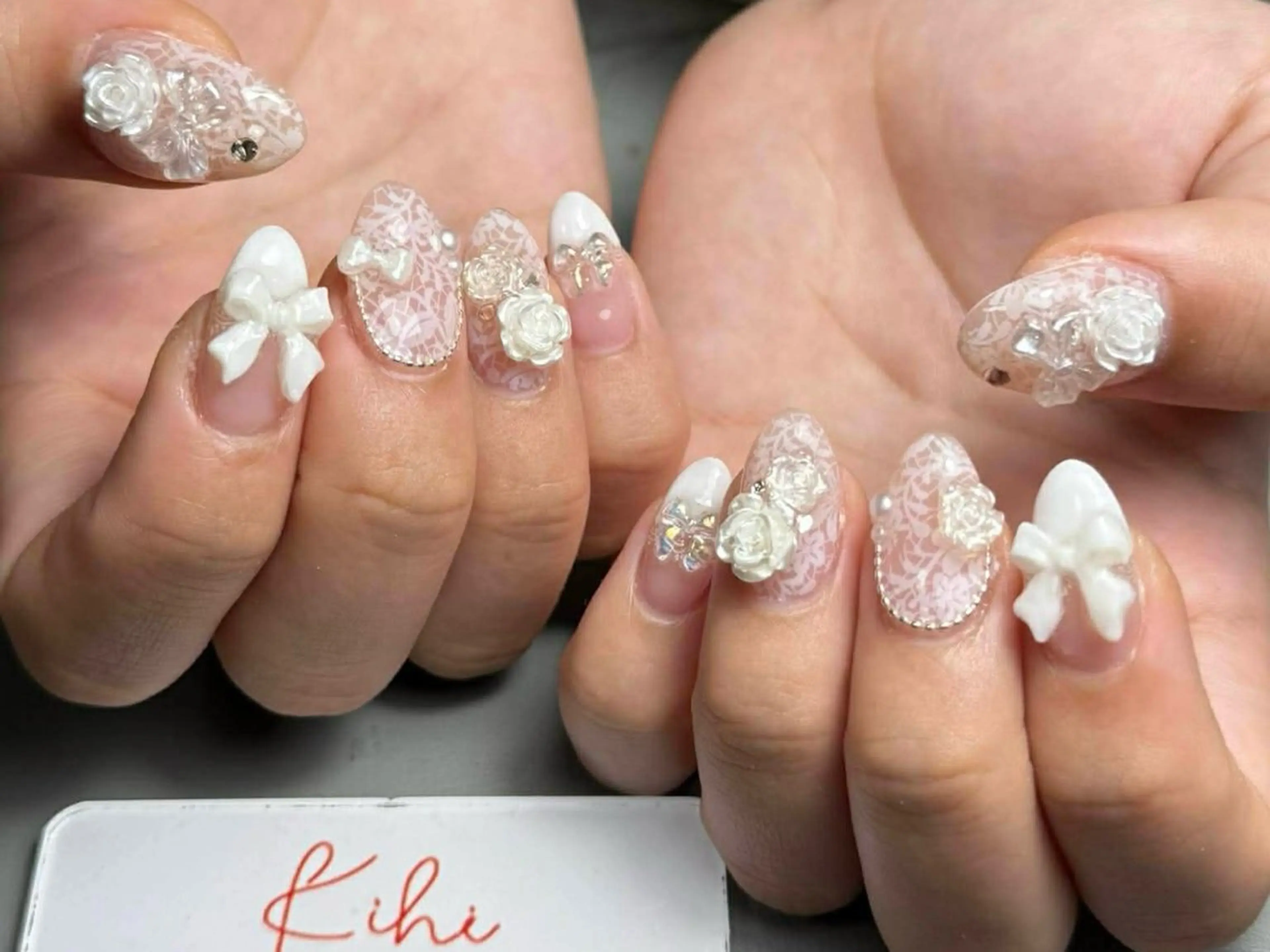 ネイル アートネイル フレンチネイル ジェルネイル グラデーション 韓国ネイル ハンドネイル ハンドケア さくら💮💮 【オフ無料】のネイルデザイン