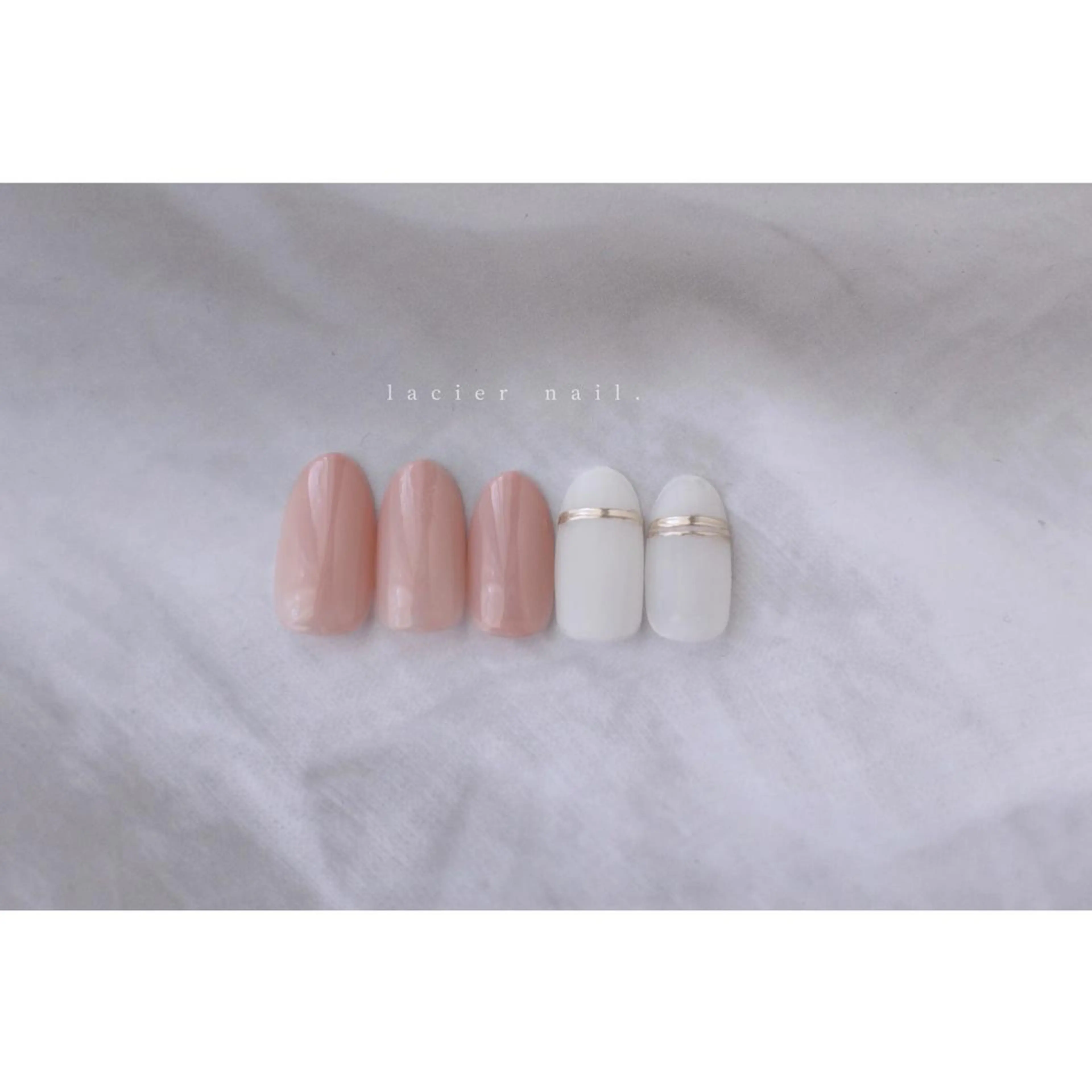 ネイル アートネイル フレンチネイル 氷ネイル・うるうるネイル マグネットネイル ミラーネイル lacier nailのネイルデザイン