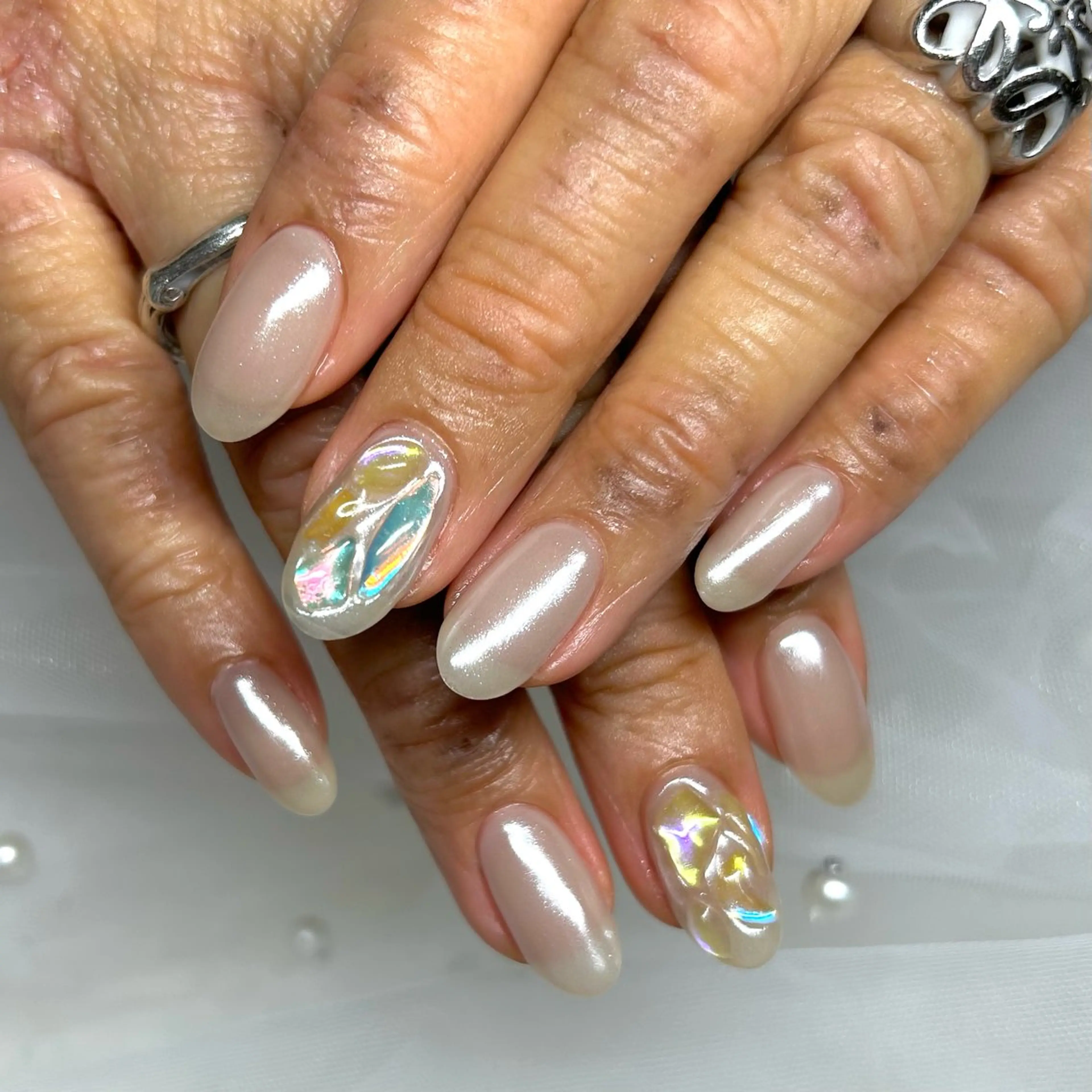 ネイル ハンドネイル AURORA eyelash&nail salon アメ村店所属・Aurora Sakiのネイルデザイン