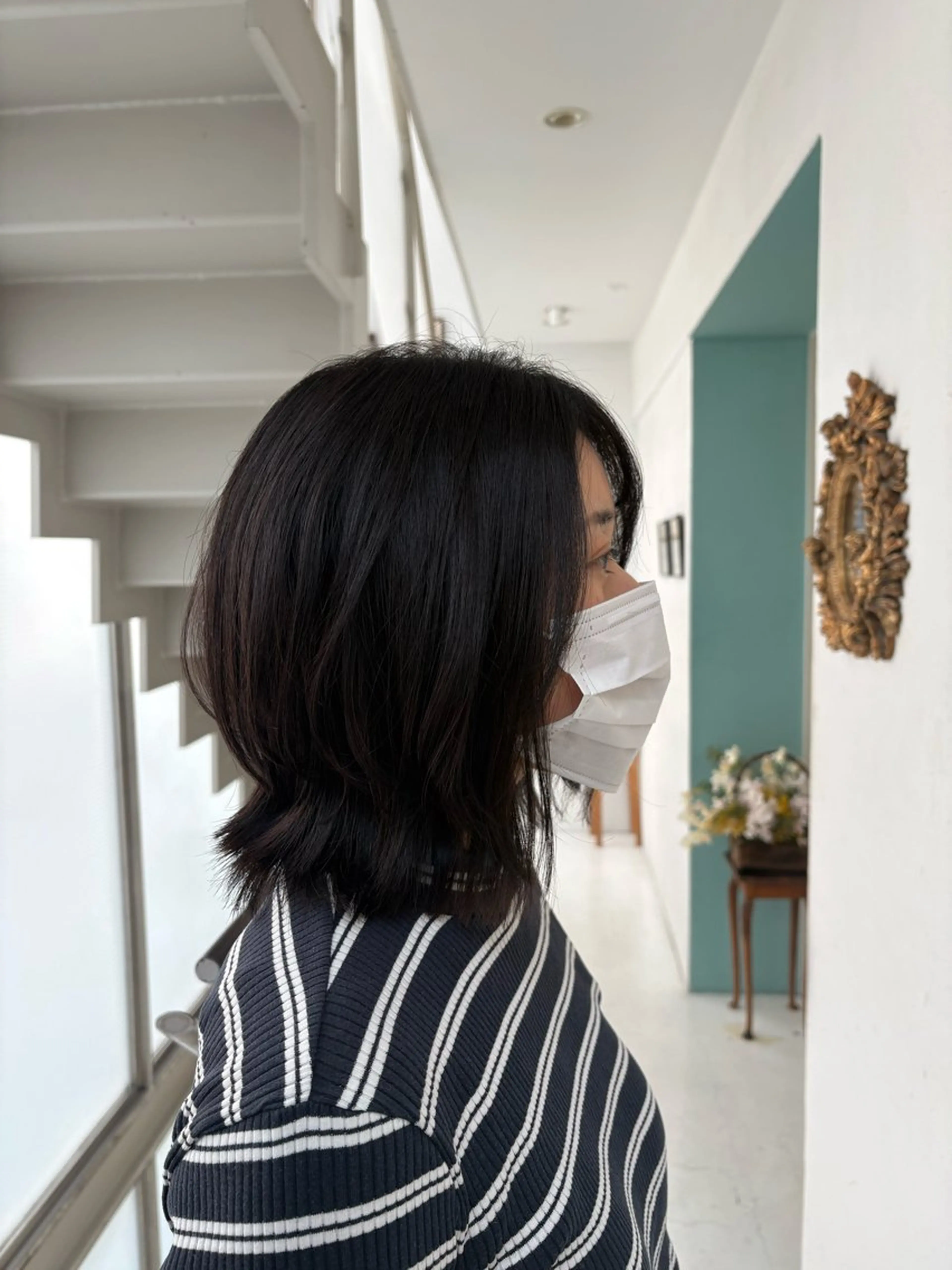 ミディアム カット ヘアカラー オブヘア表参道店所属・オブヘア表参道 竹入優将のヘアスタイル