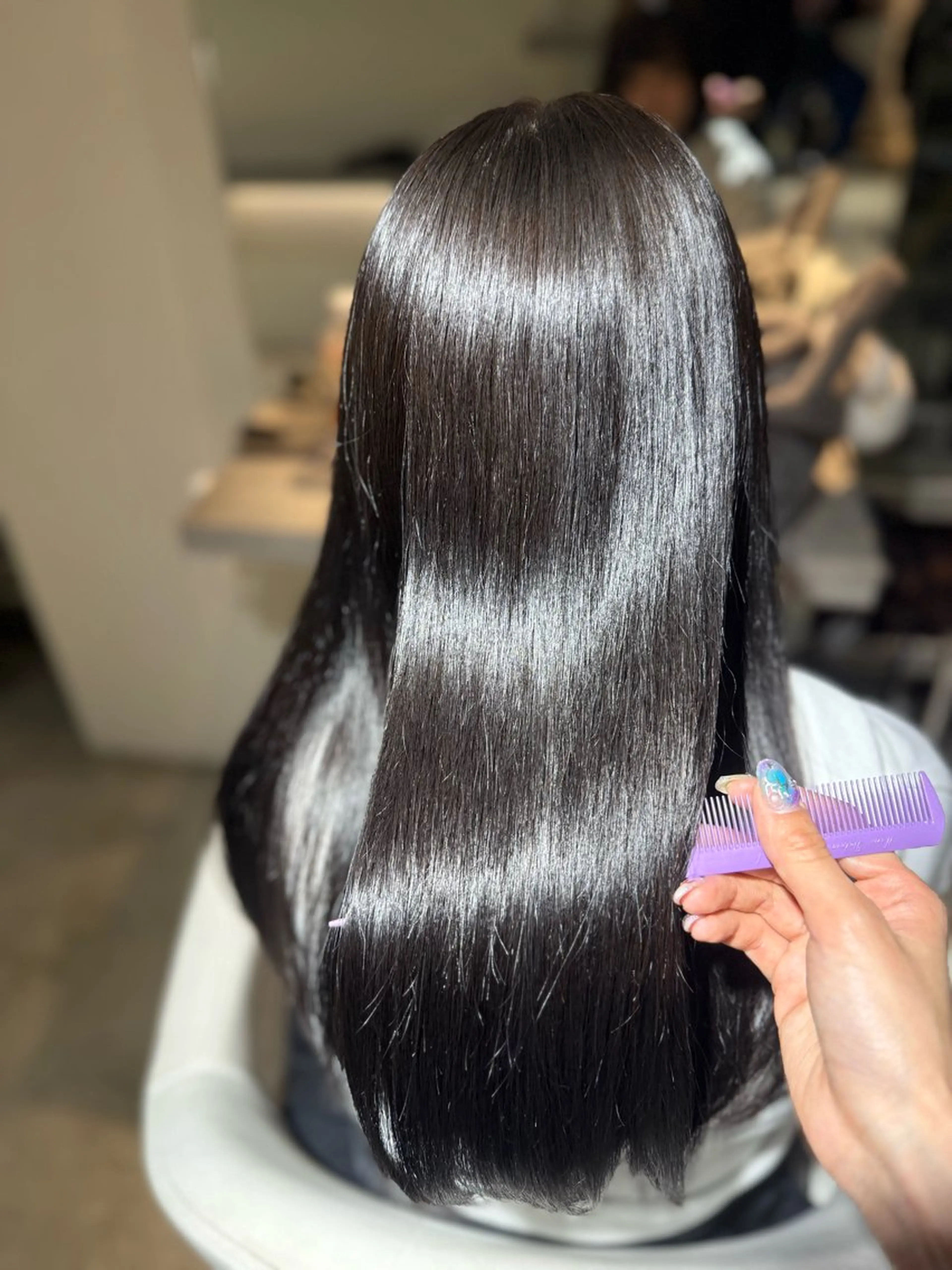 ロング カラー ケアカラー トリートメント ヘアカラー トリートメント 🦋🫧艶髪カラー 🫧🦋あいりのヘアスタイル