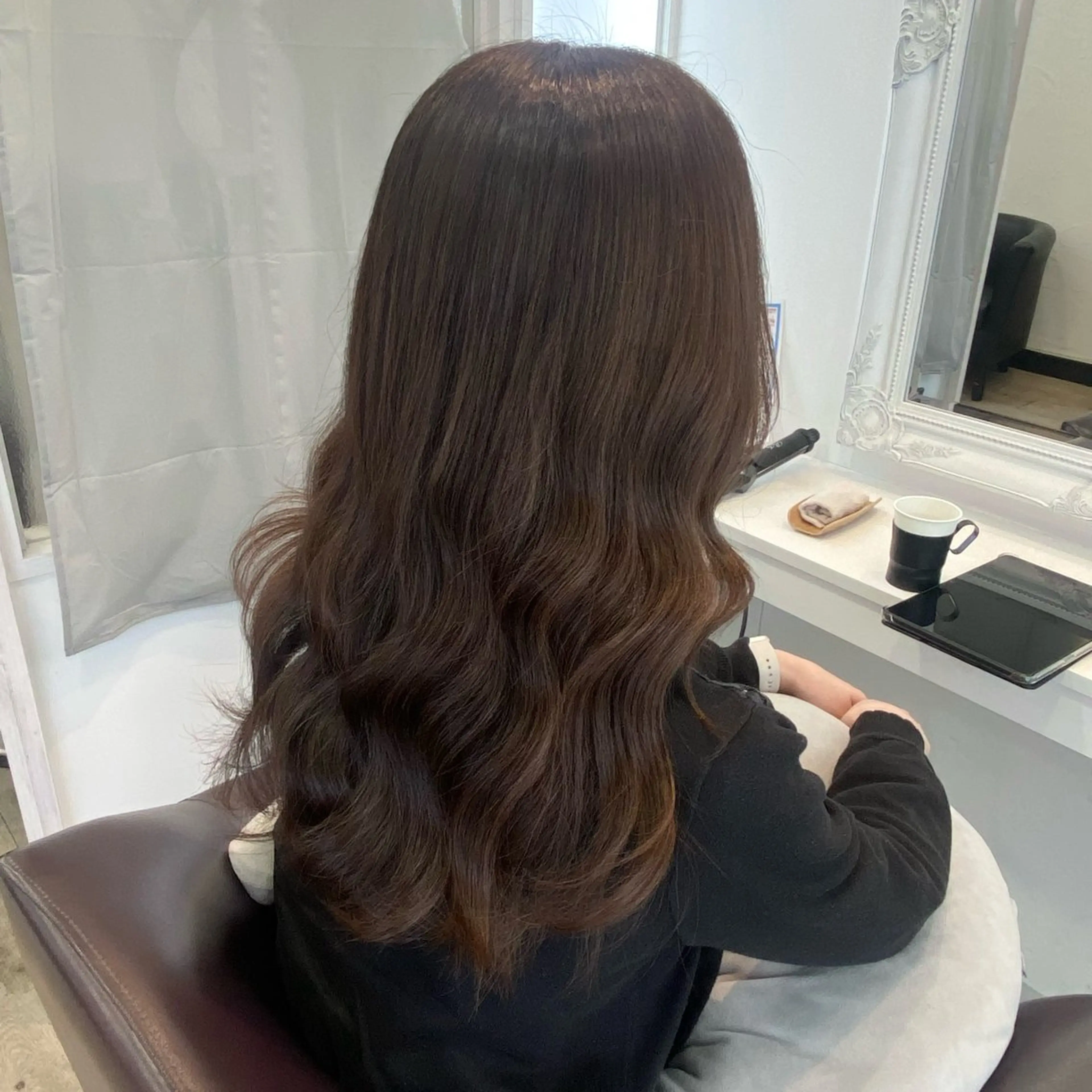 ロング カラー グレージュ ヘアカラー 𝑆𝐴𝑂𝑅𝐼 /大森🪞🎀のヘアスタイル