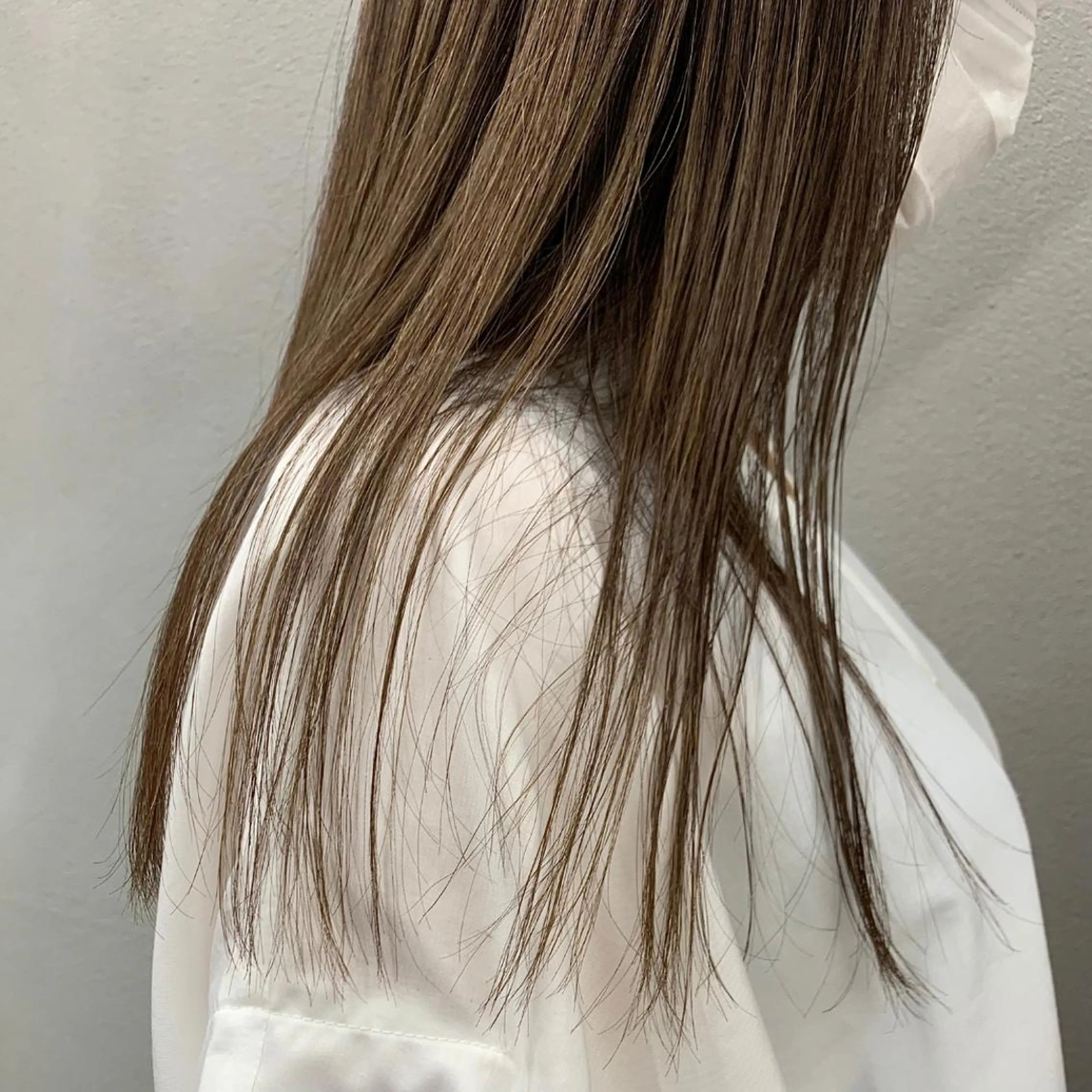 ミディアム カラー ベージュカラー ハイライトカラー ハイライト カット ヘアカラー 🌱小顔魅せカット 透明感カラー/泉綺のヘアスタイル