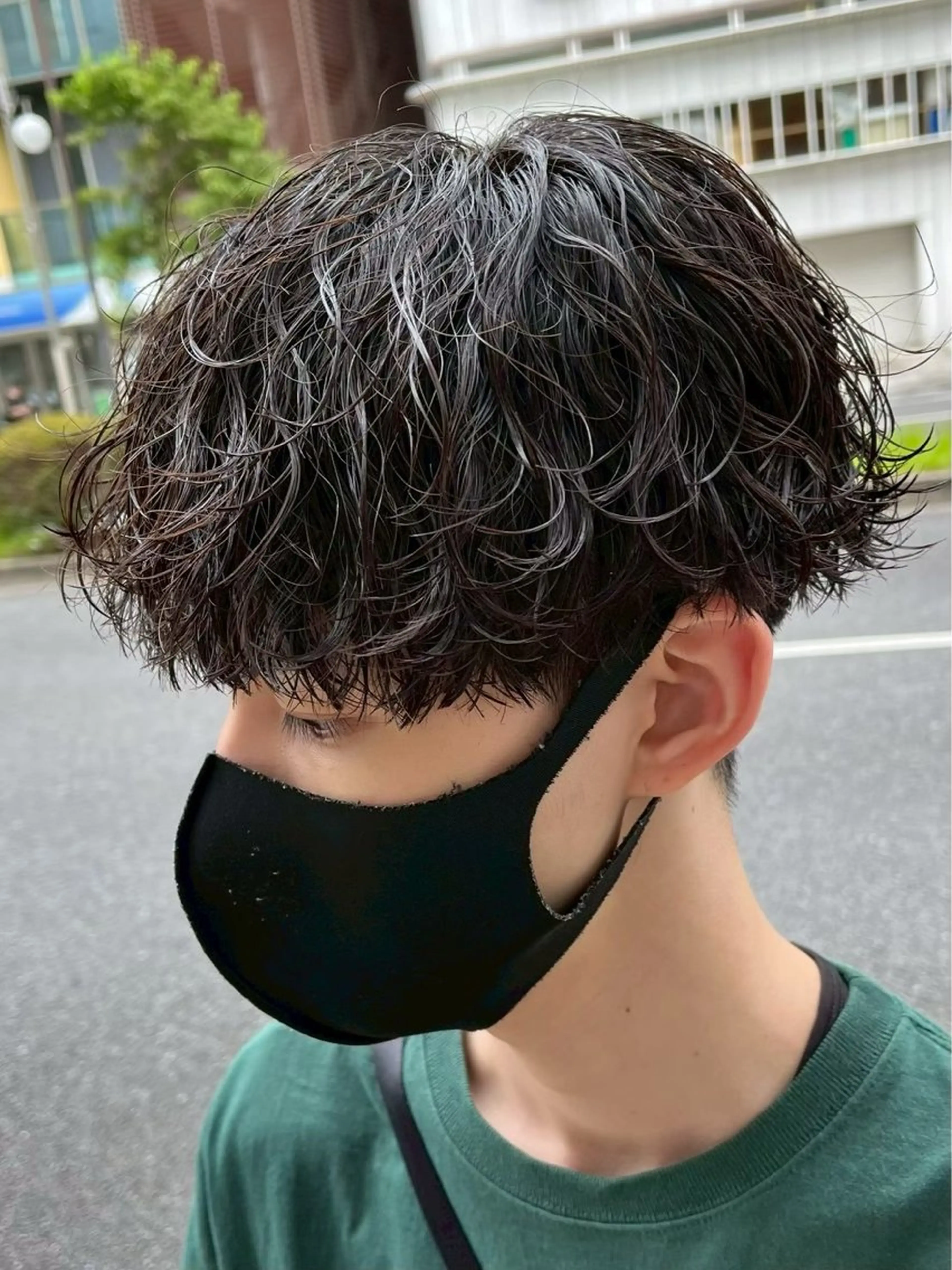 メンズ カット パーマ men's perm /立川/RENのヘアスタイル
