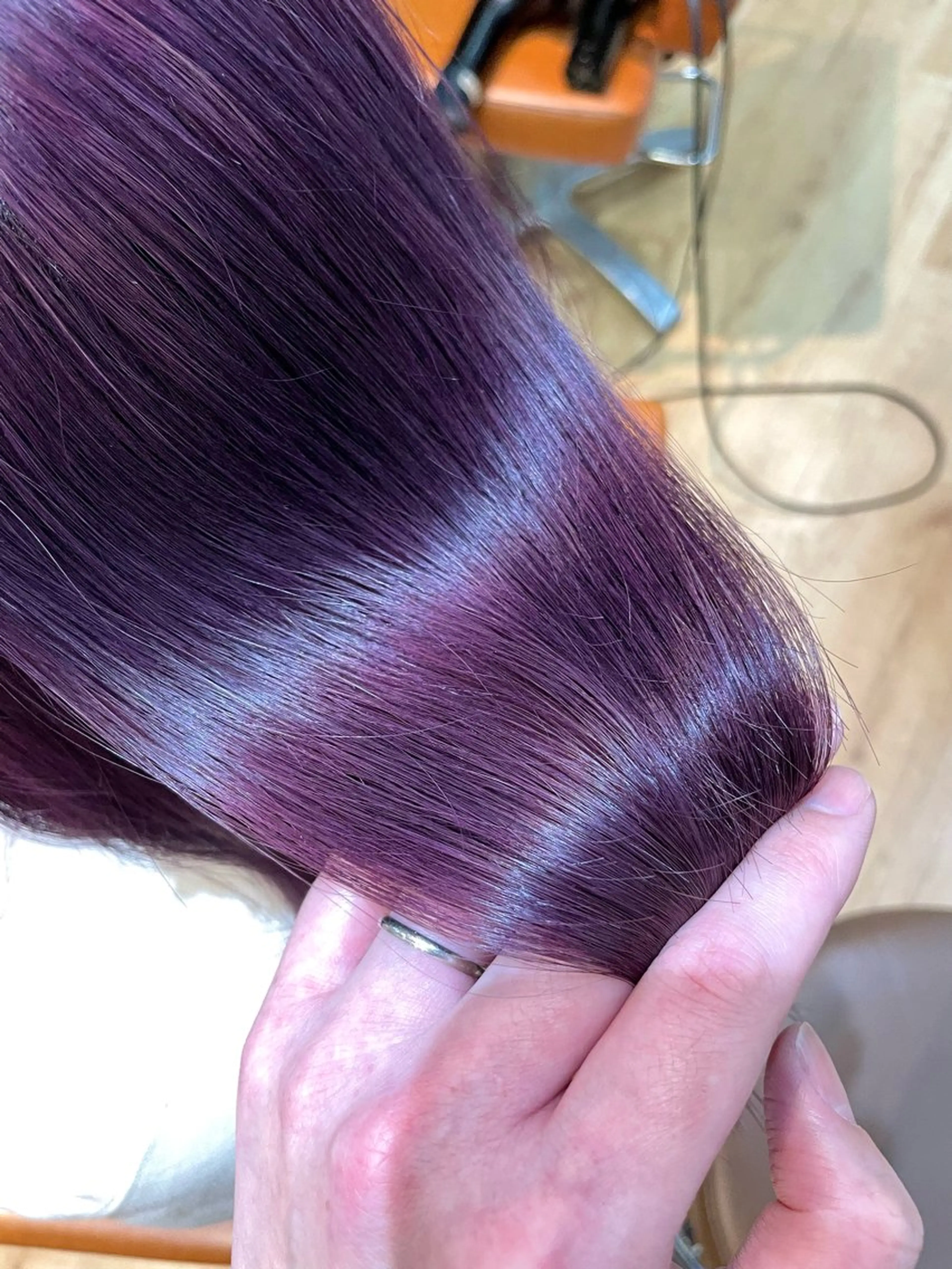 ミディアム ヘアカラー ブリーチ／ 髪質改善／ＲＹＯのヘアスタイル