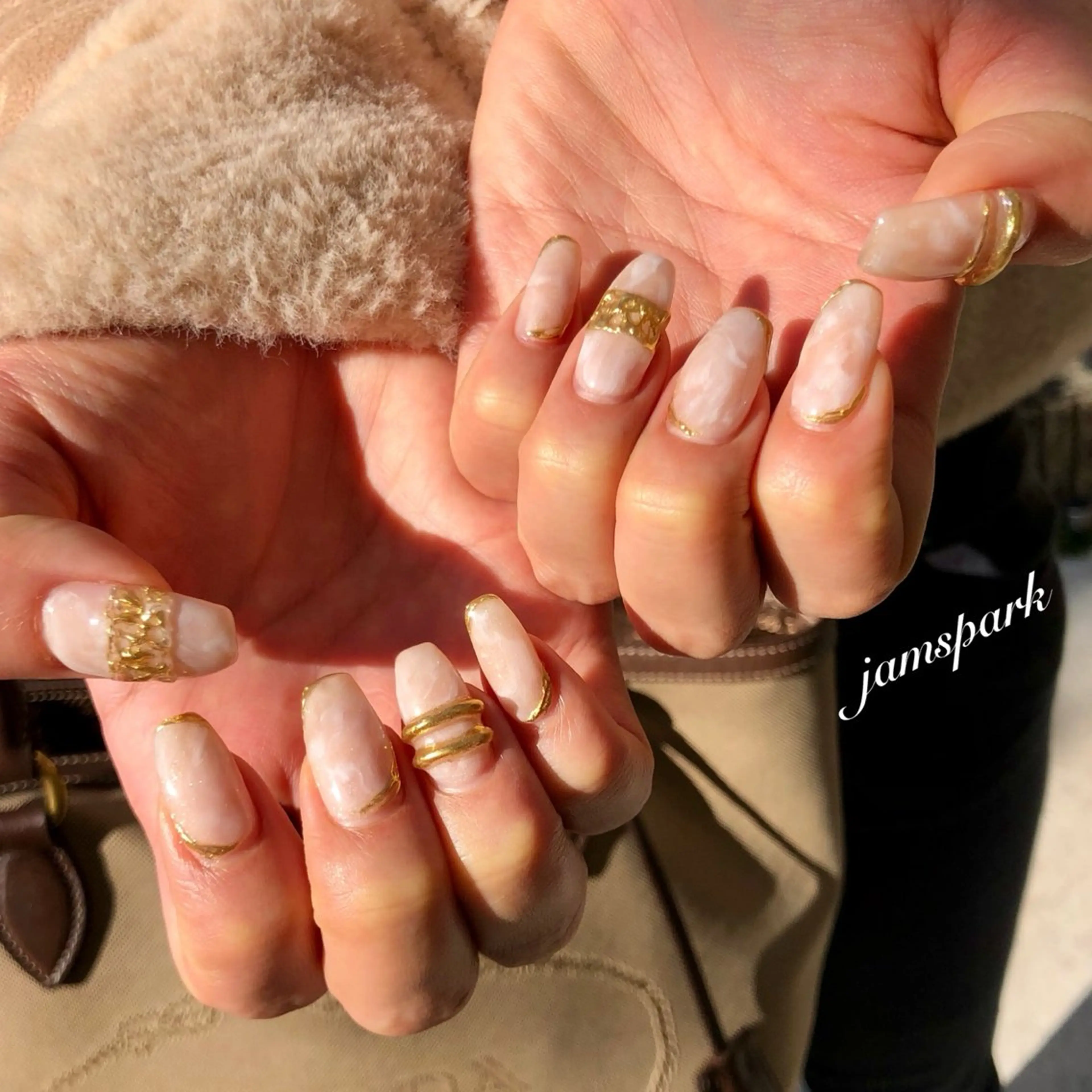 ネイル ニュアンスネイル ハンドネイル jamspark ✨のネイルデザイン