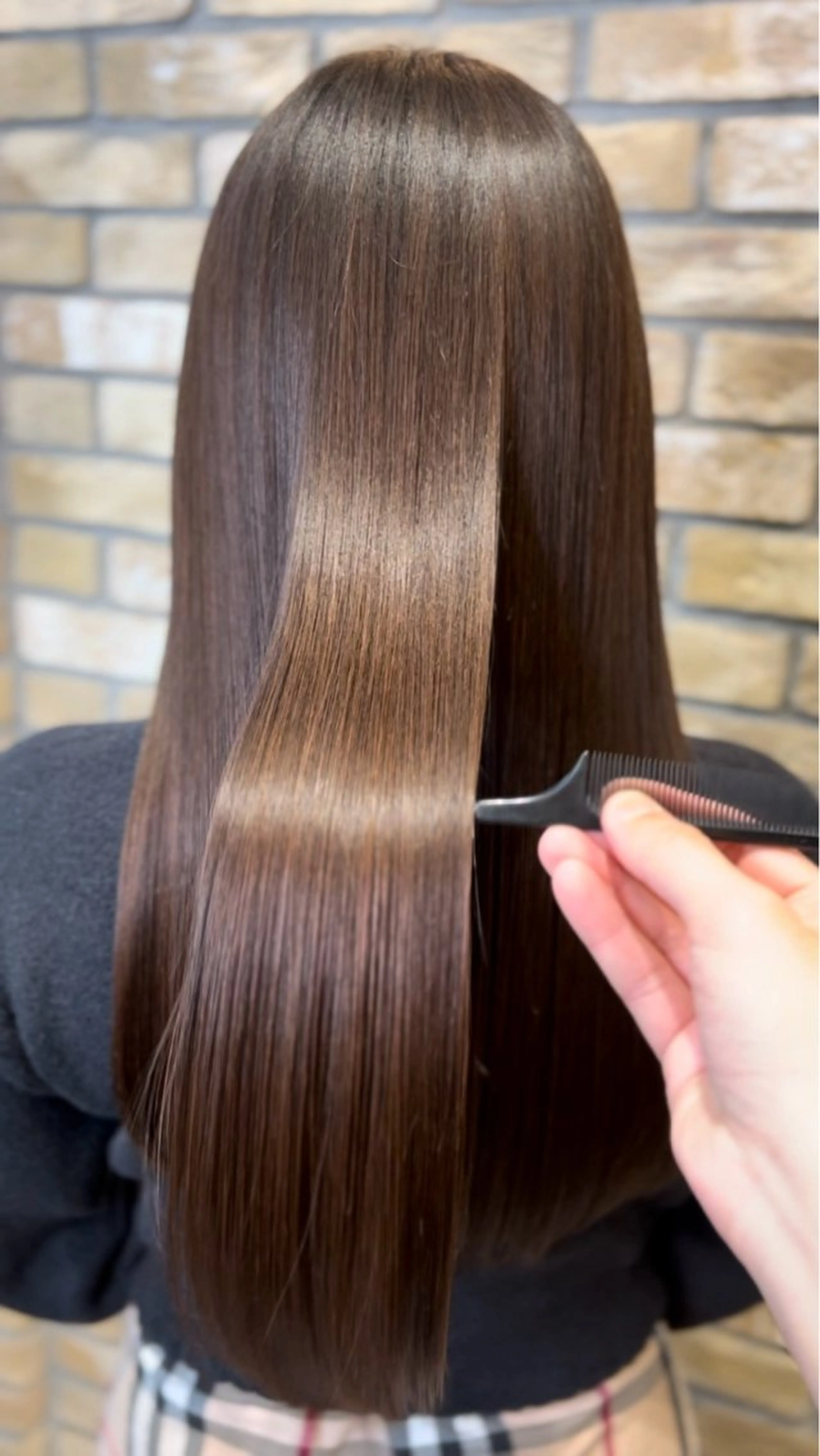 ロング ショートボブ ボブ くせ毛 髪質改善 縮毛矯正 カット トリートメント ナナシ所属・✨髪質改善／縮毛矯正 木村和司✨のヘアスタイル