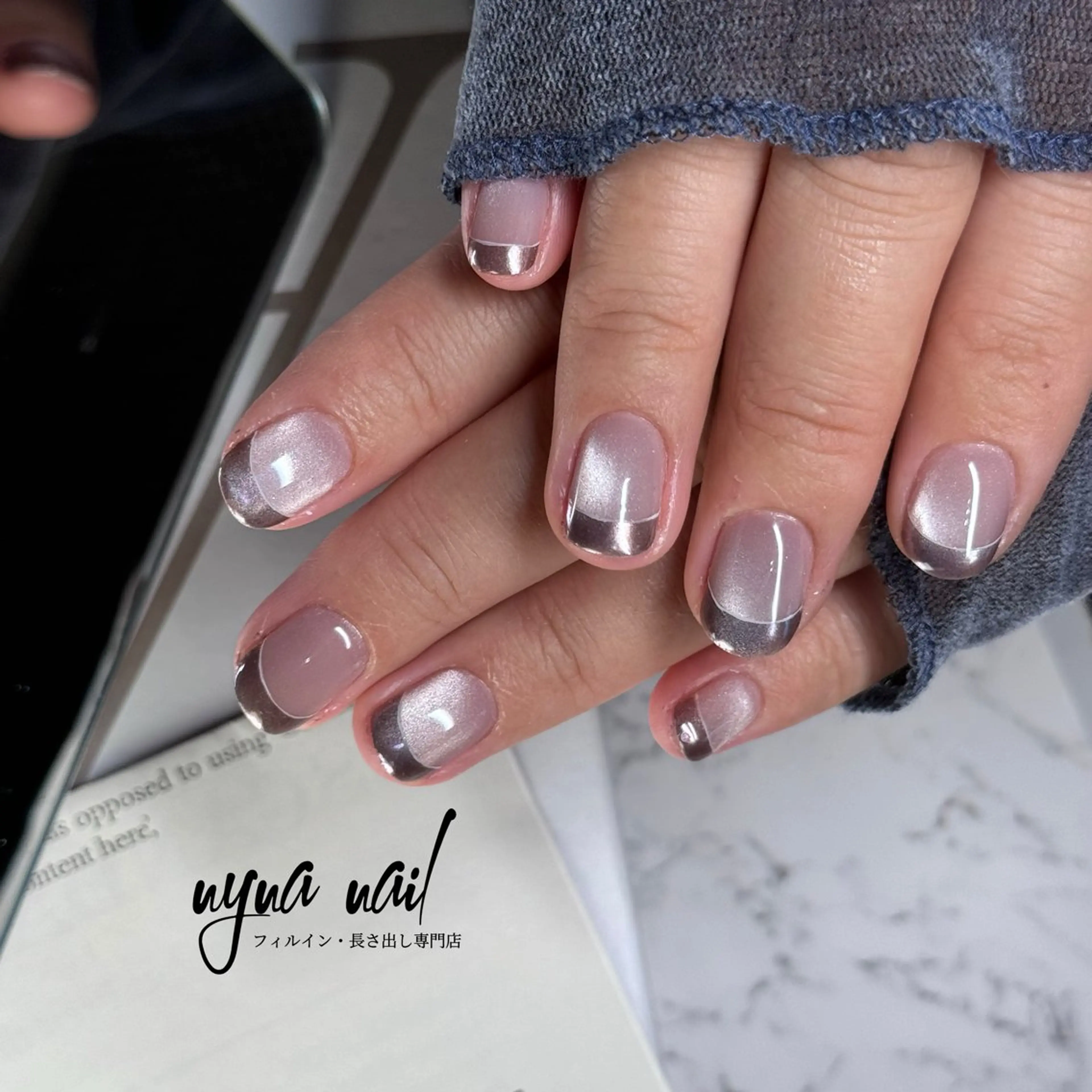 ネイル ハンドネイル 長さ出し専門 nynaのネイルデザイン