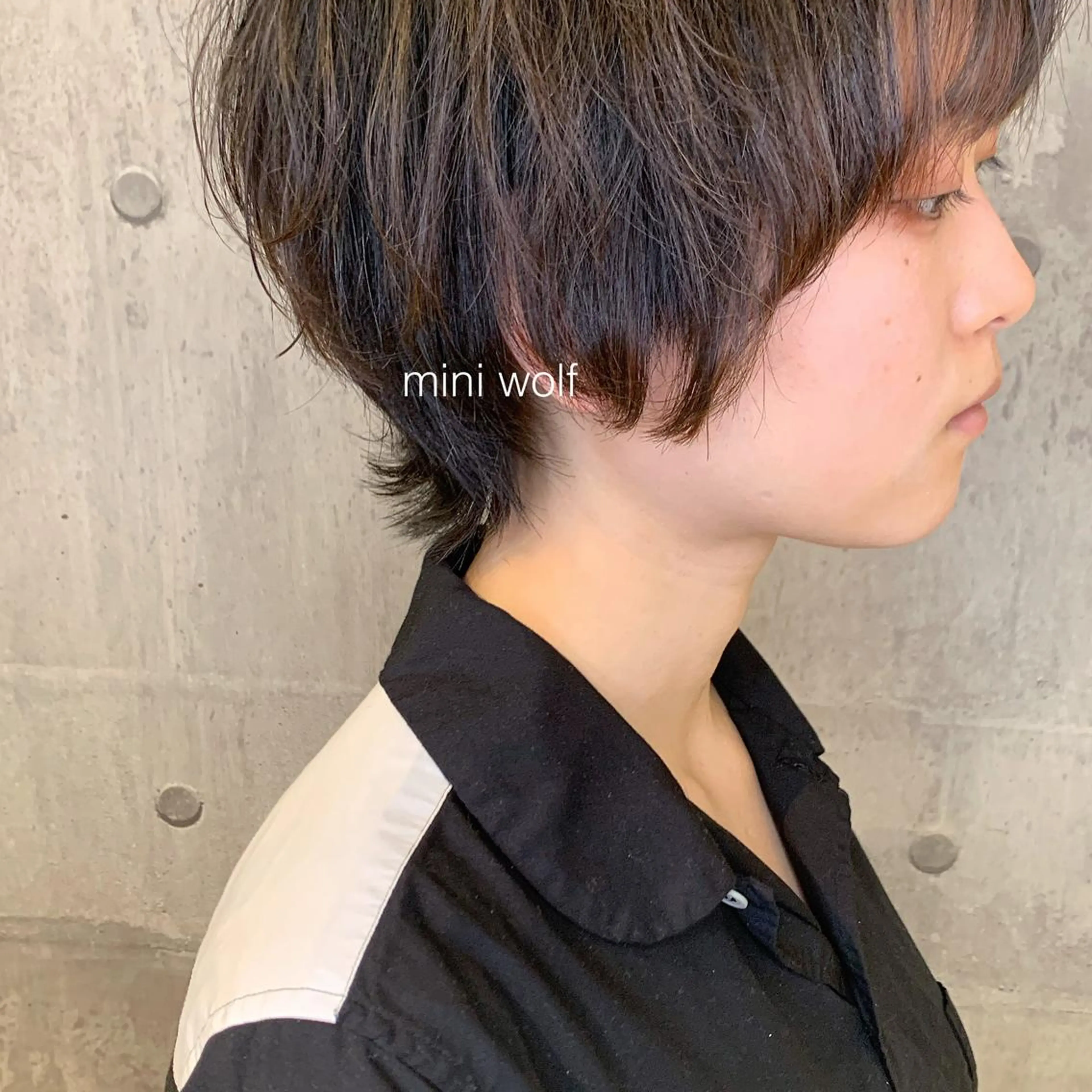 ショート ウルフカット ﾊｲﾄｰﾝ/ｼｮｰﾄ 村上淳乃🐥のヘアスタイル