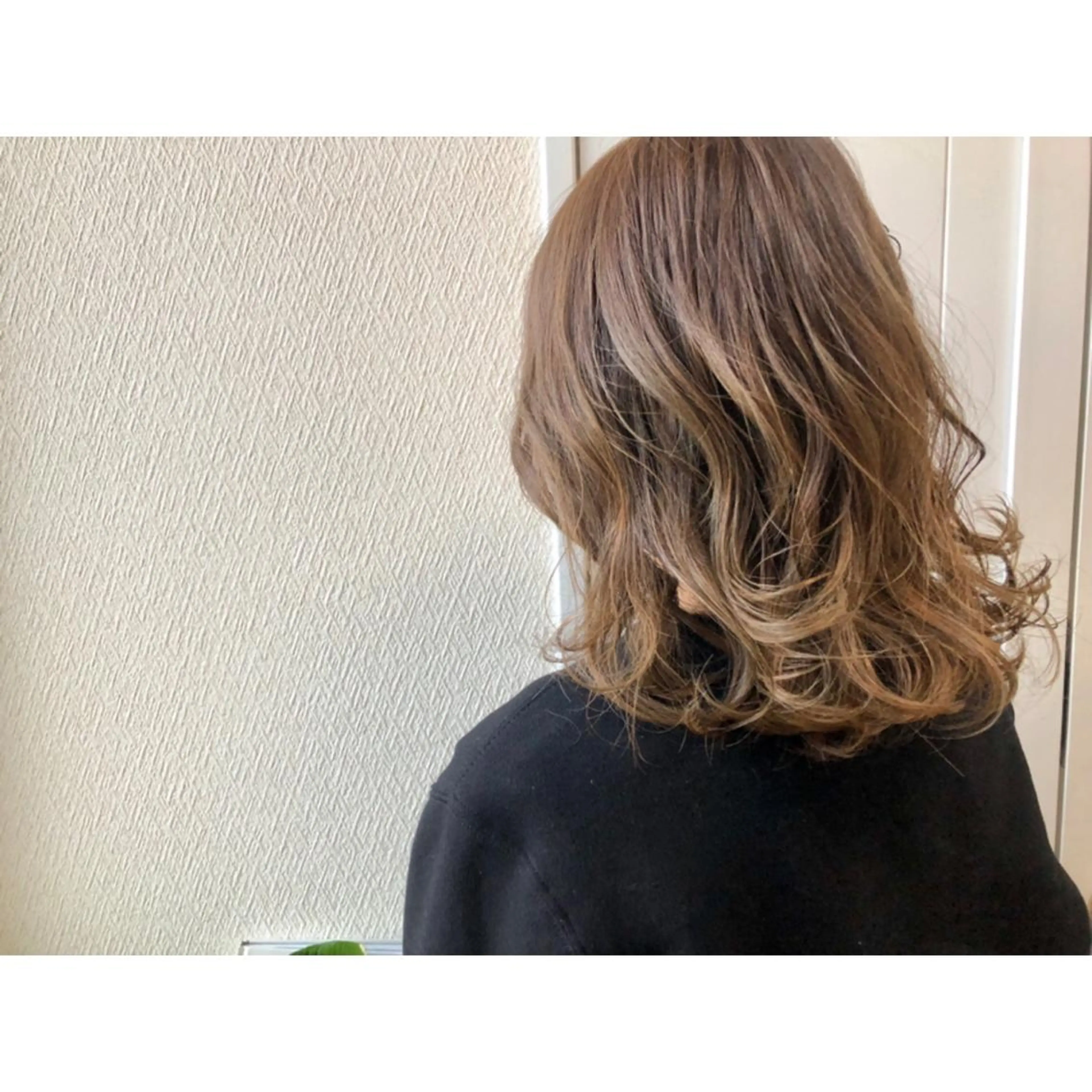 セミロング カラー ハイライトカラー ハイライト 江上拓郎/ショート /酸性ストレートのヘアスタイル