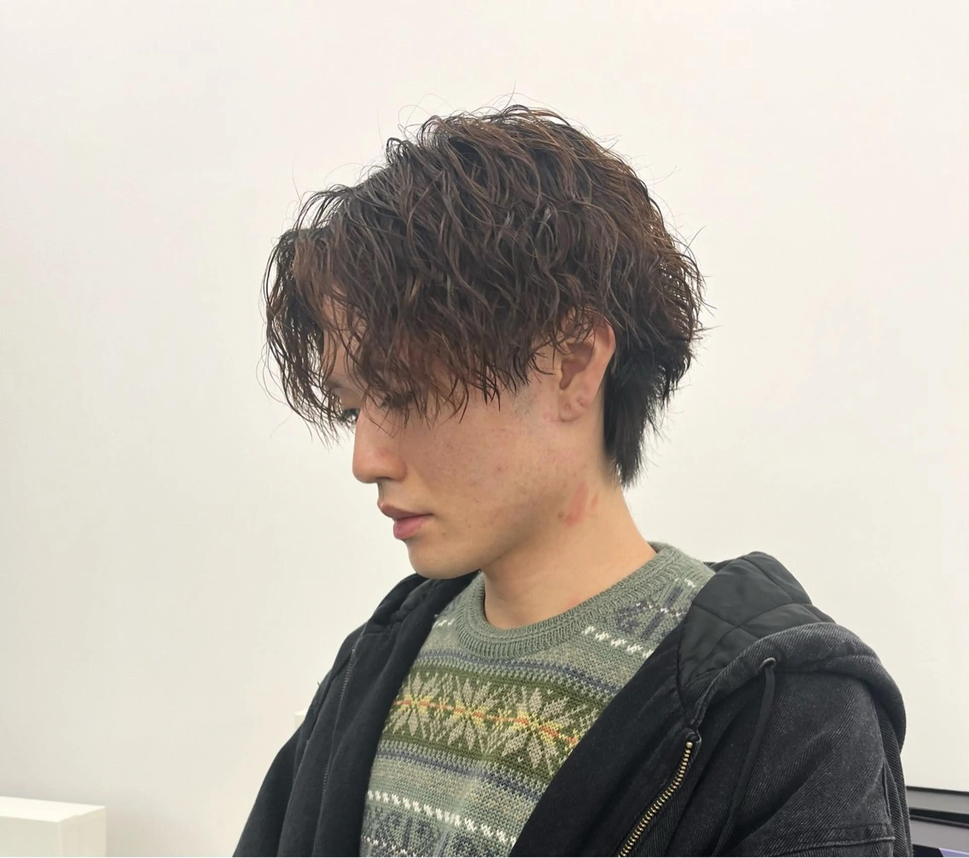 パーマ メンズ メンズパーマ ツイストスパイラルパーマ スパイラルパーマ 森龍馬 メンズ専門美容師のヘアスタイル