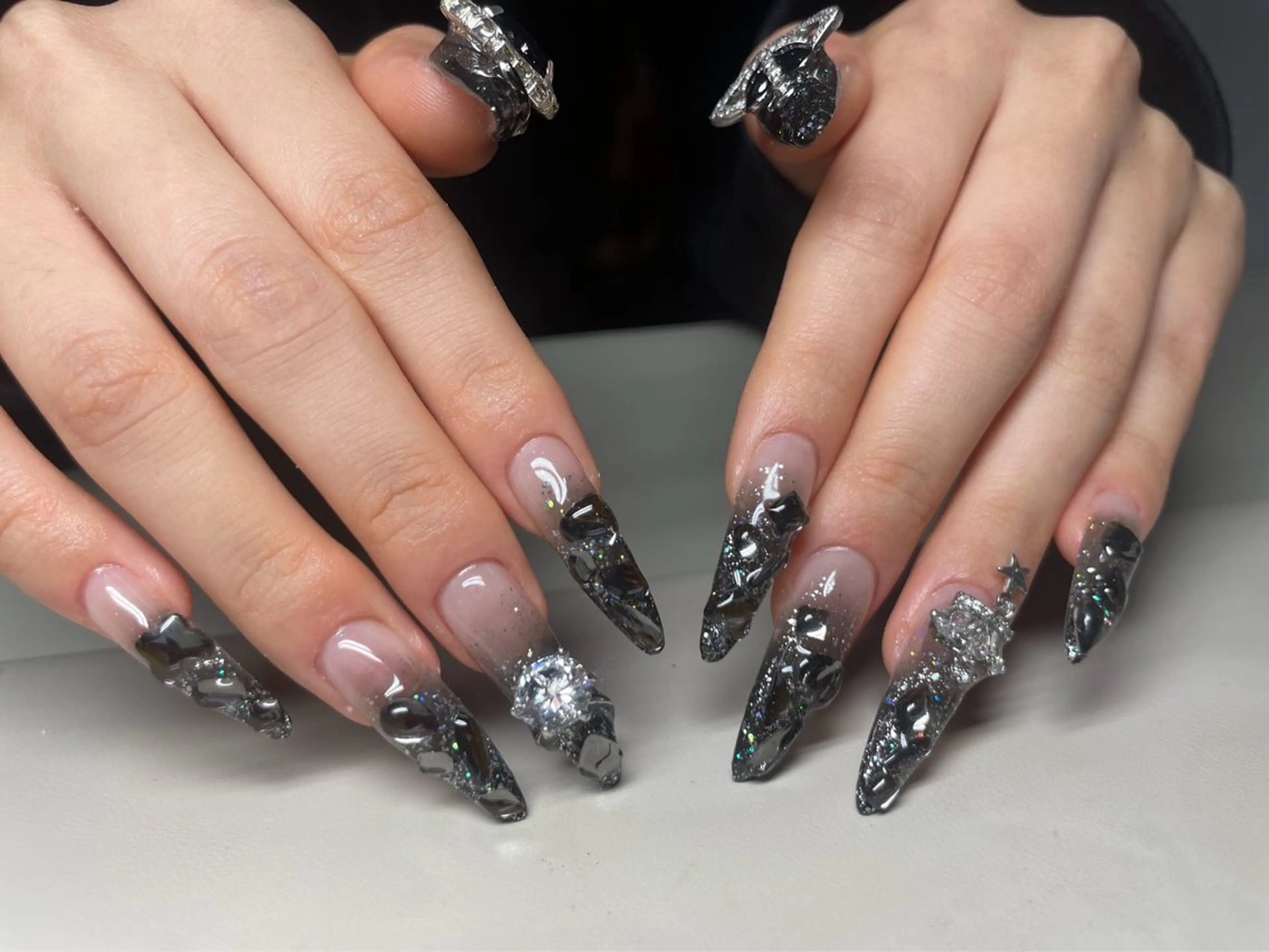 【スカルプ】チップ長さだし、つけ放題コース☆ご新規オフ無料の写真