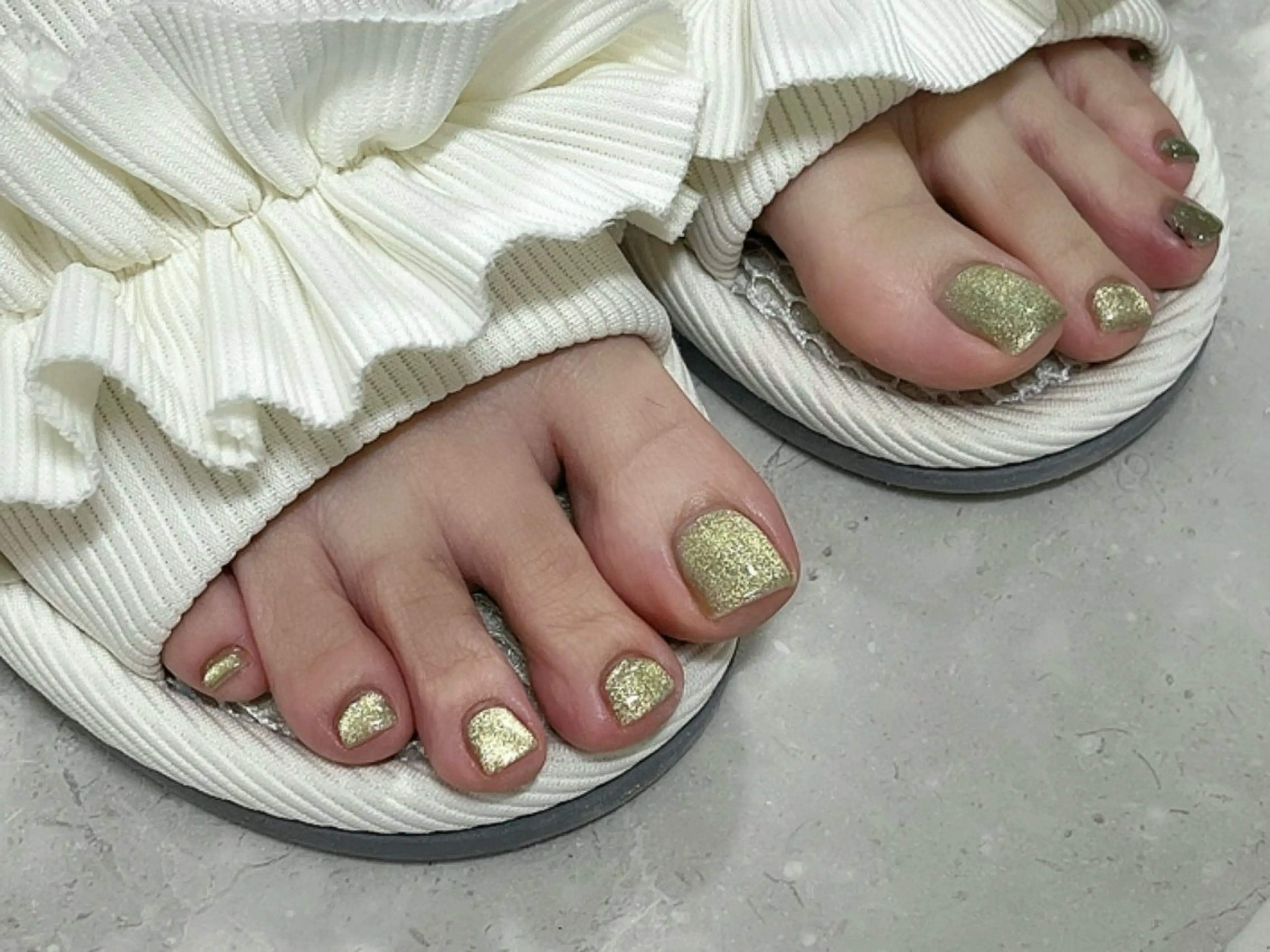 ネイル フットネイル Protea きぬがわ らむのネイルデザイン