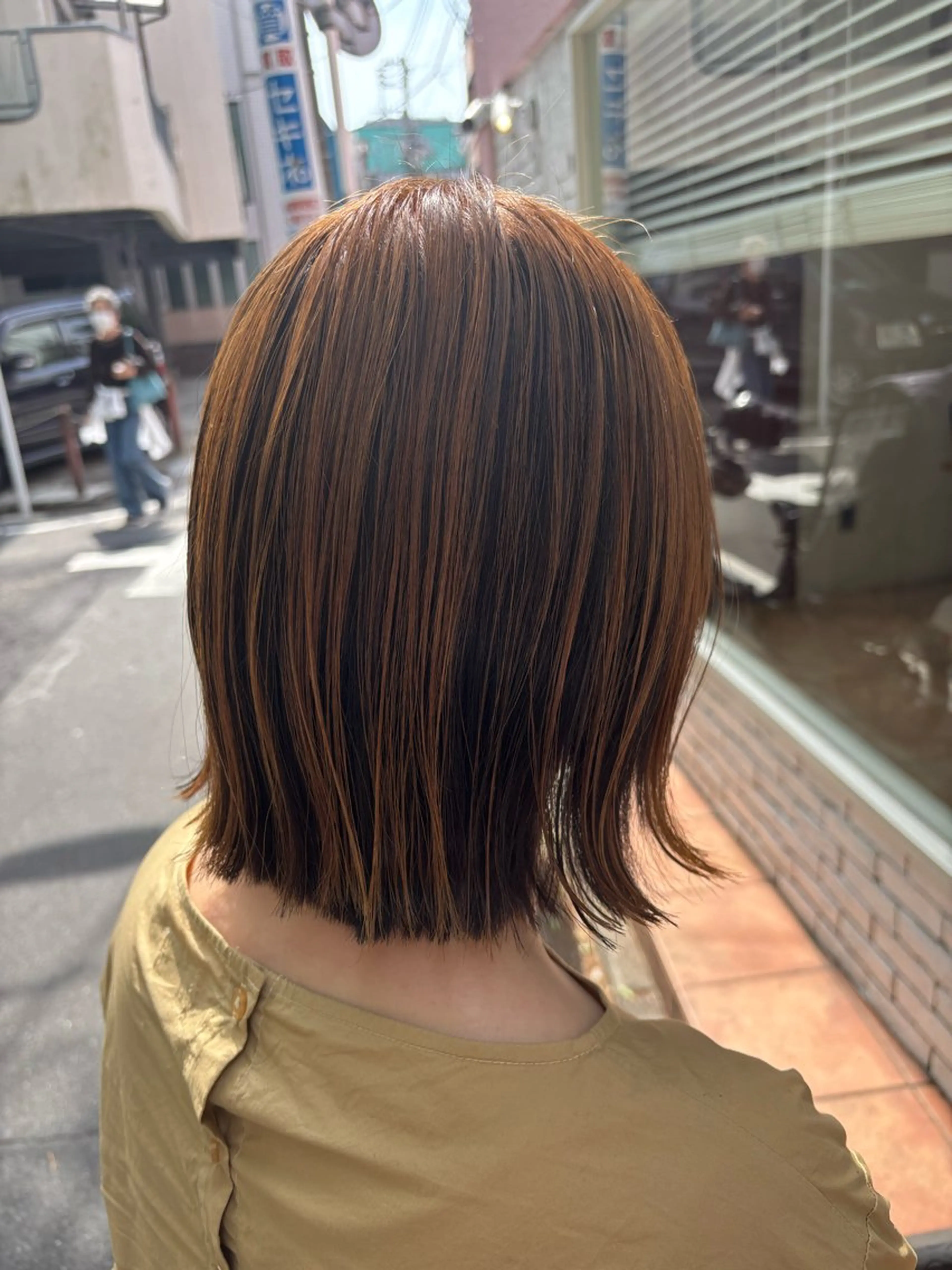 ミディアム カラー ヘアカラー 🌈透明感カラー🌈 🌟吉田祐介🌟のヘアスタイル