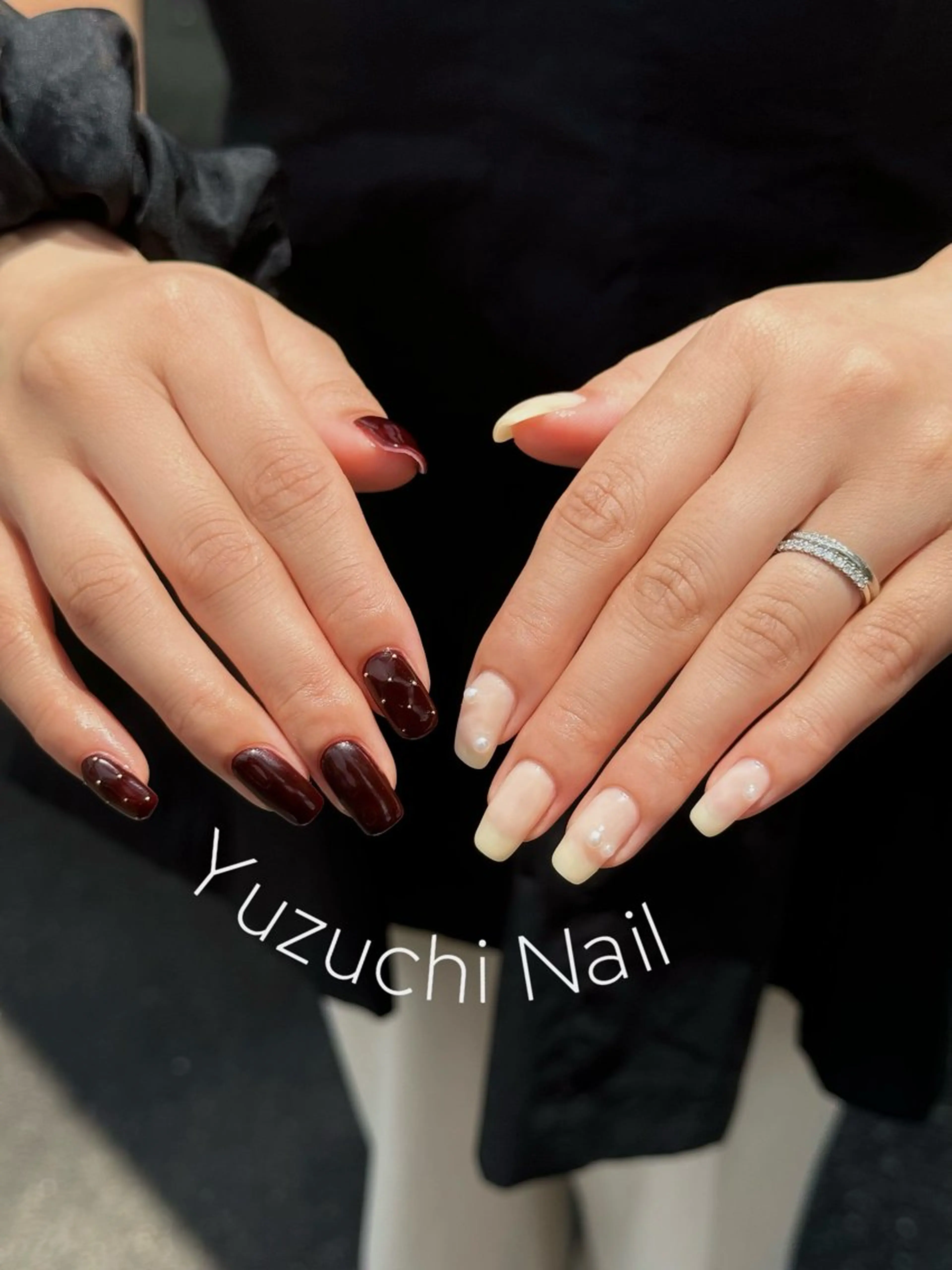 ネイル フットネイル 夏ネイル ワンホンネイル ハンドネイル ハンドケア Yuzuchi Nailのネイルデザイン