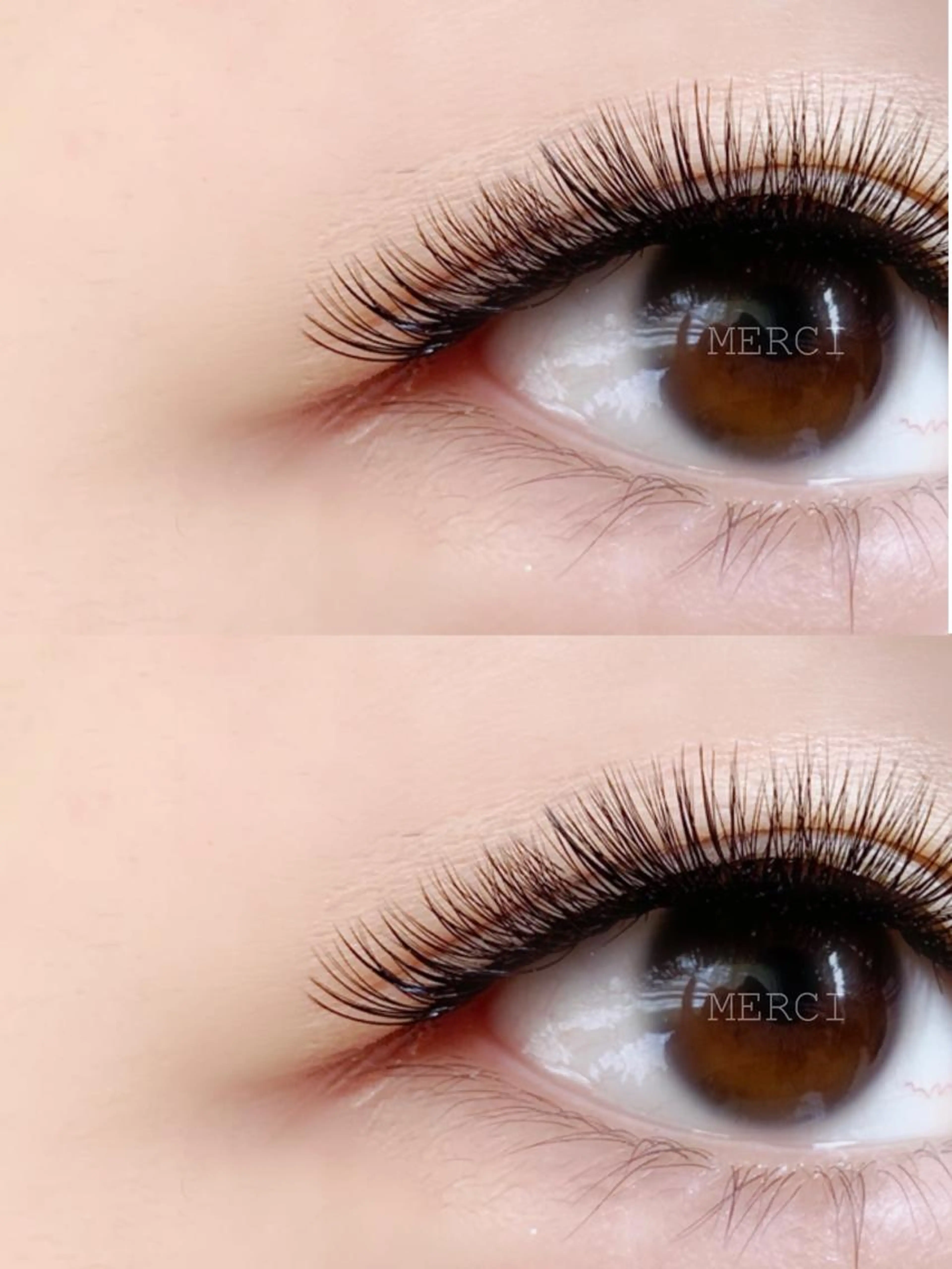 《上品で綺麗な仕上がり♪》ボリュームラッシュ 両目100束→600本まで（3​〜​6本を1束）の写真