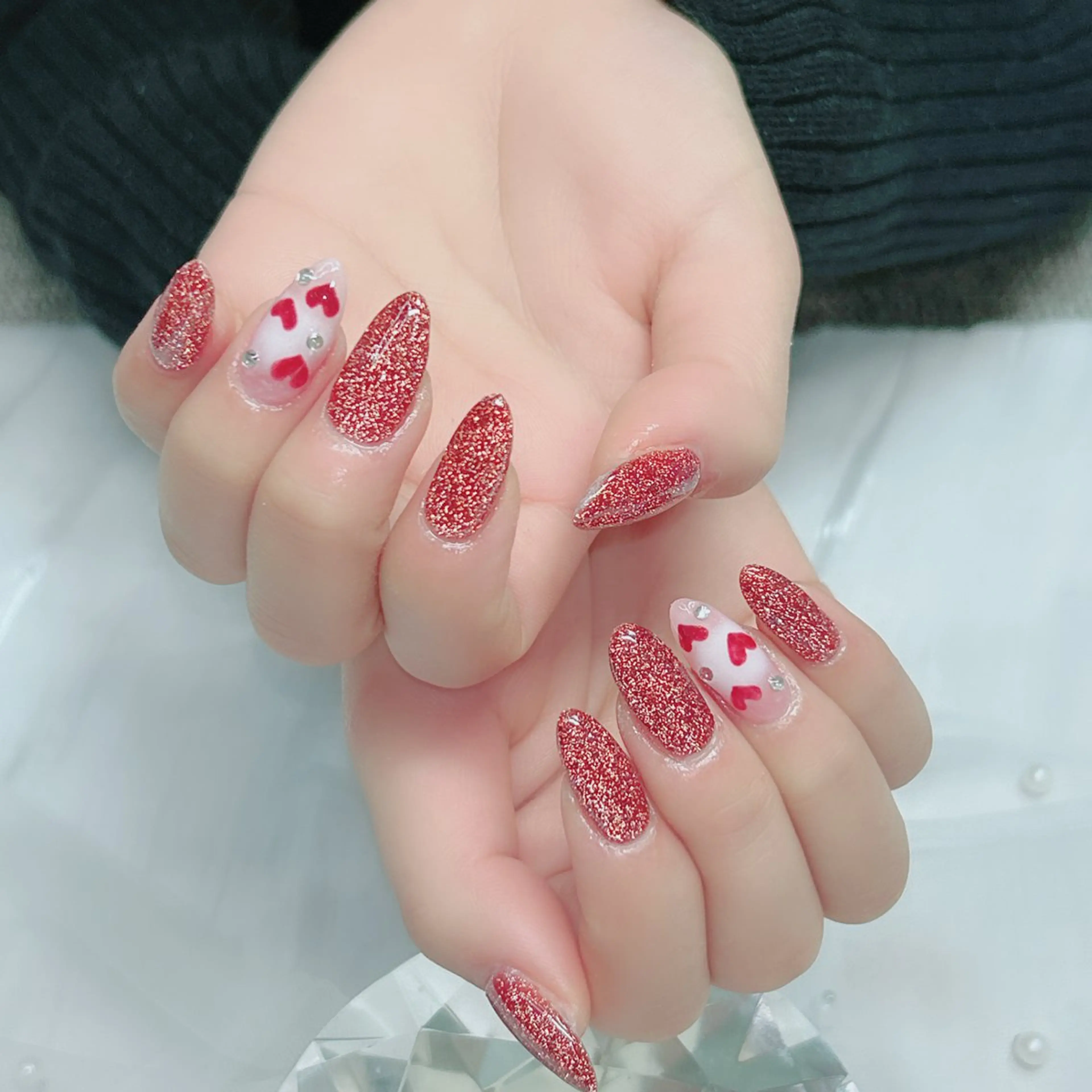 ネイル オーロラネイル ミラーネイル オフィスネイル ワンカラーネイル シンプルネイル ハンドネイル Cute Tips nailのネイルデザイン