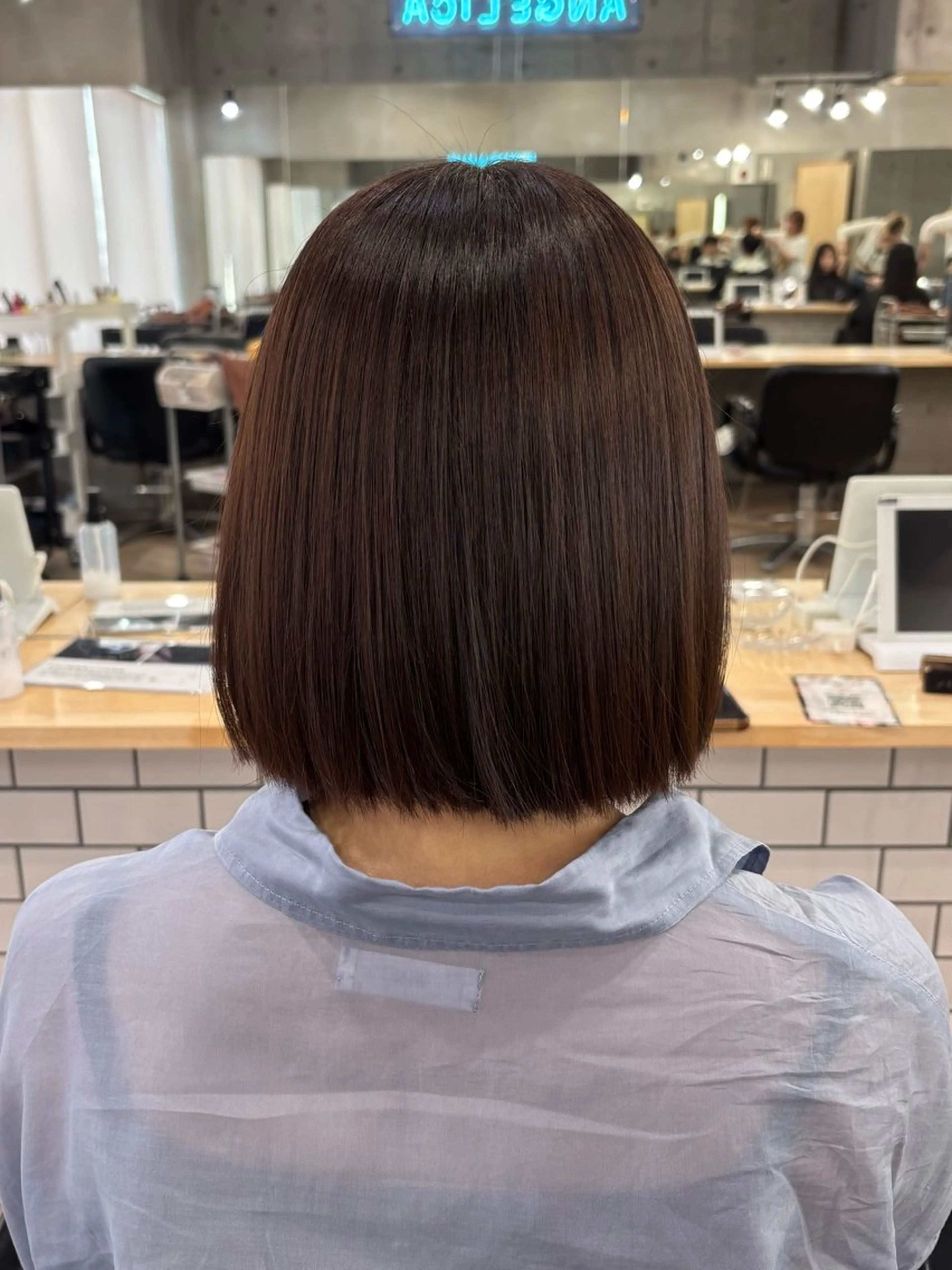カラー ANGELICA ゆづのヘアスタイル