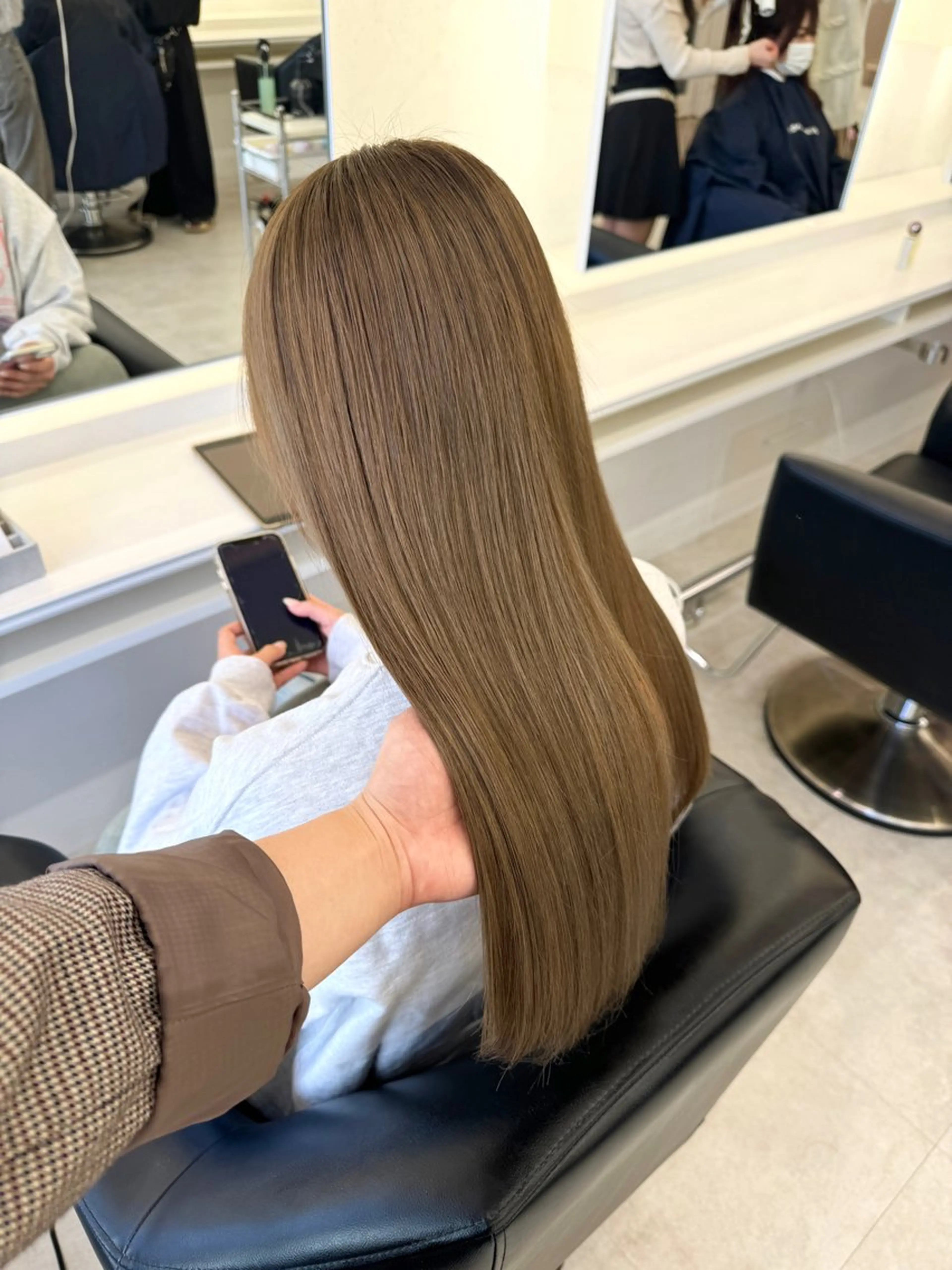 ロング カラー カット ヘアカラー ♡ParveMix NANO♡のヘアスタイル