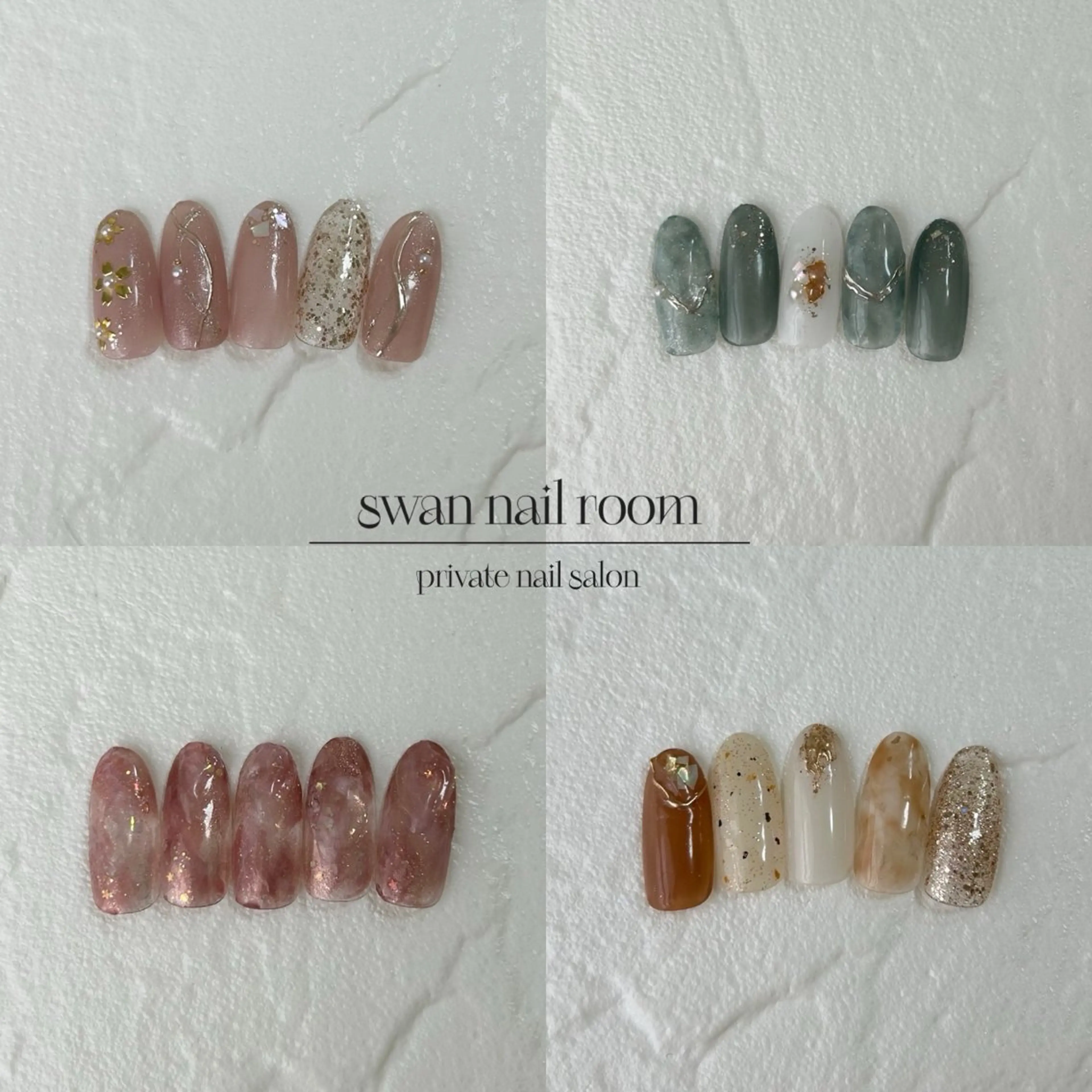 ネイル swan  nail room所属・swan nail roomのネイルデザイン