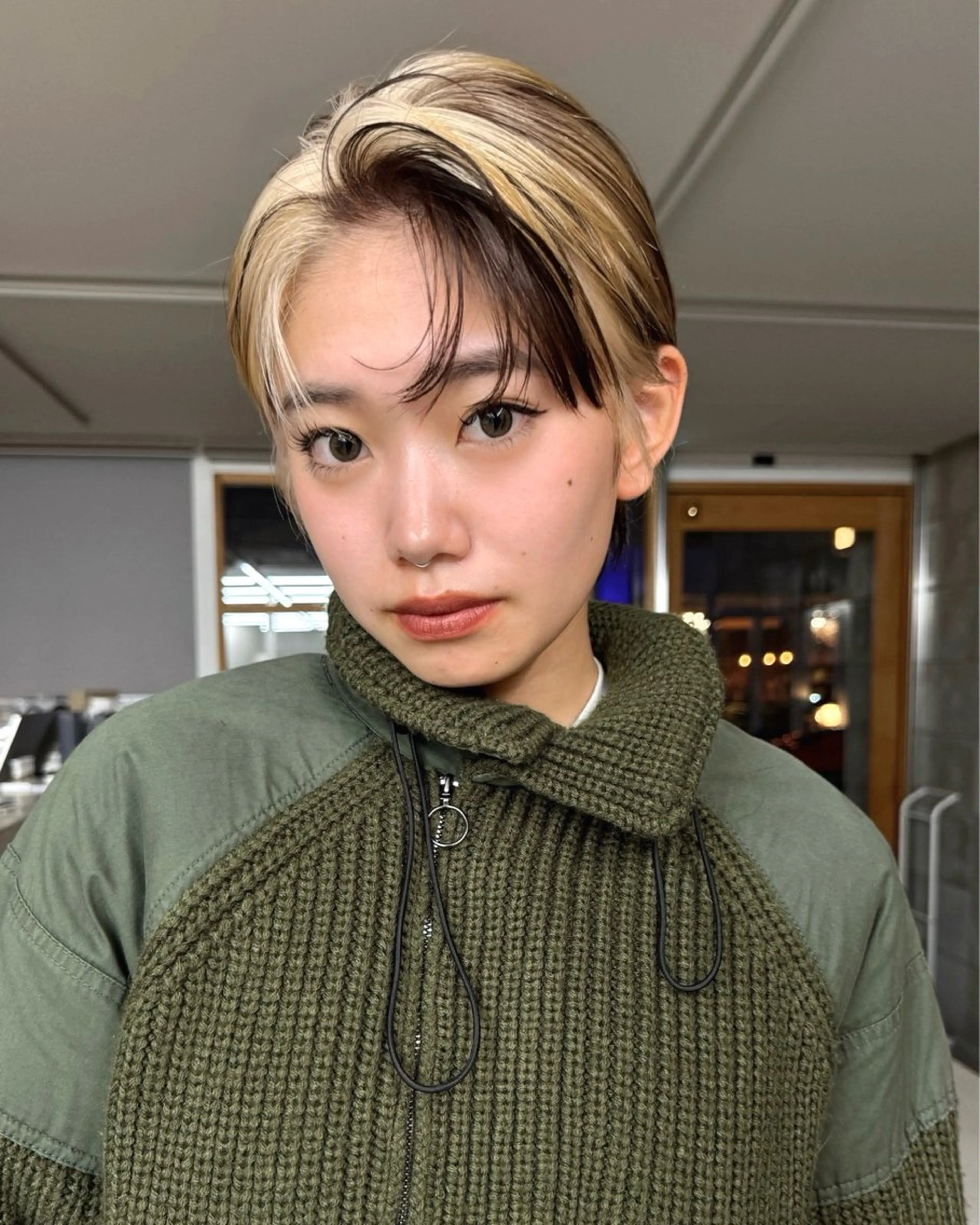 ショート カラー デザインカラー ショートヘア カット ヘアカラー トリートメント デザイン/レイヤー Kaito🐩/栄のヘアスタイル