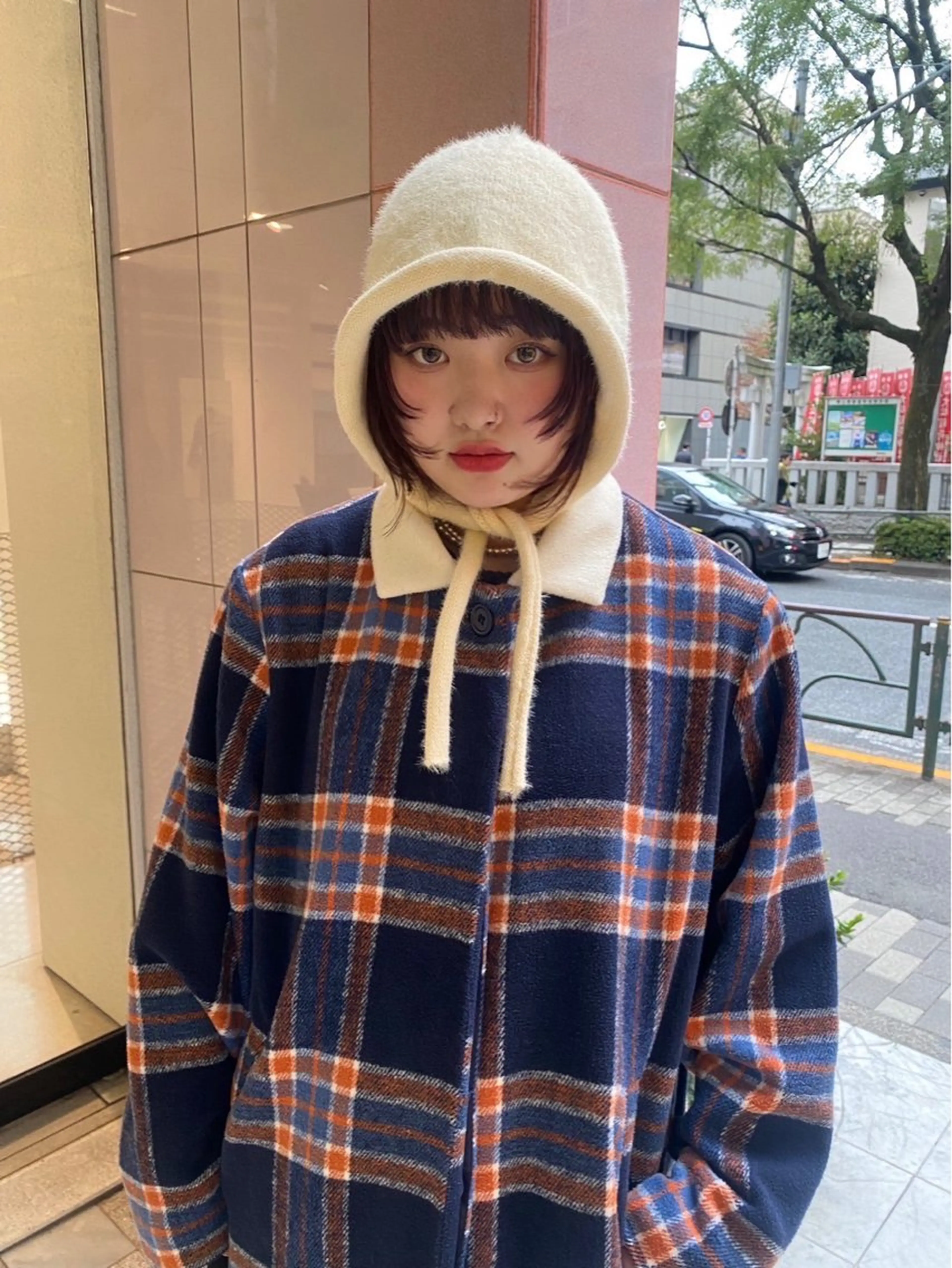 ショート カラー 顔まわりレイヤー レイヤーカット riria/ボブ /ブラウンカラー🎀のヘアスタイル