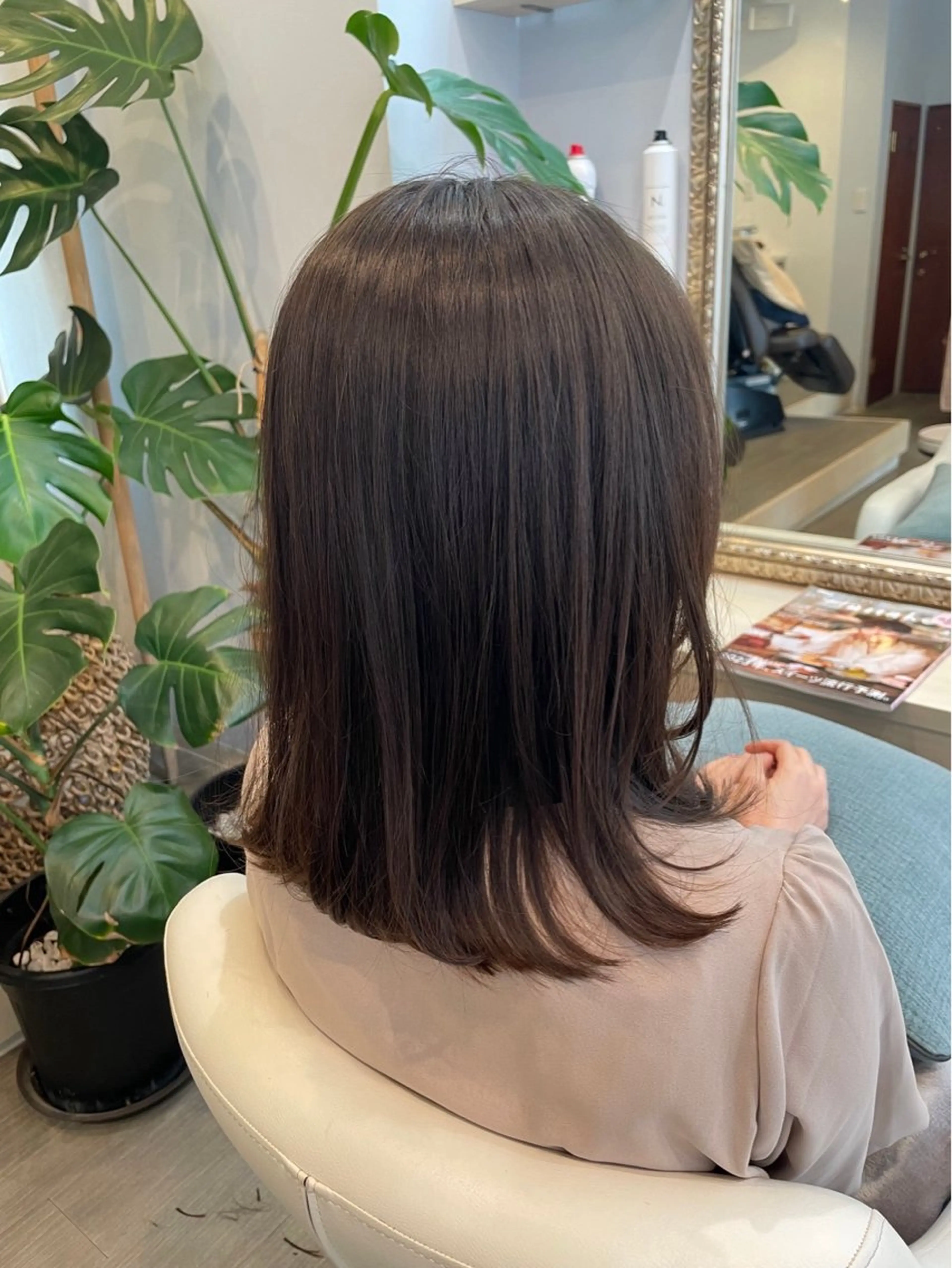 カラー 大矢 美奈子のヘアスタイル