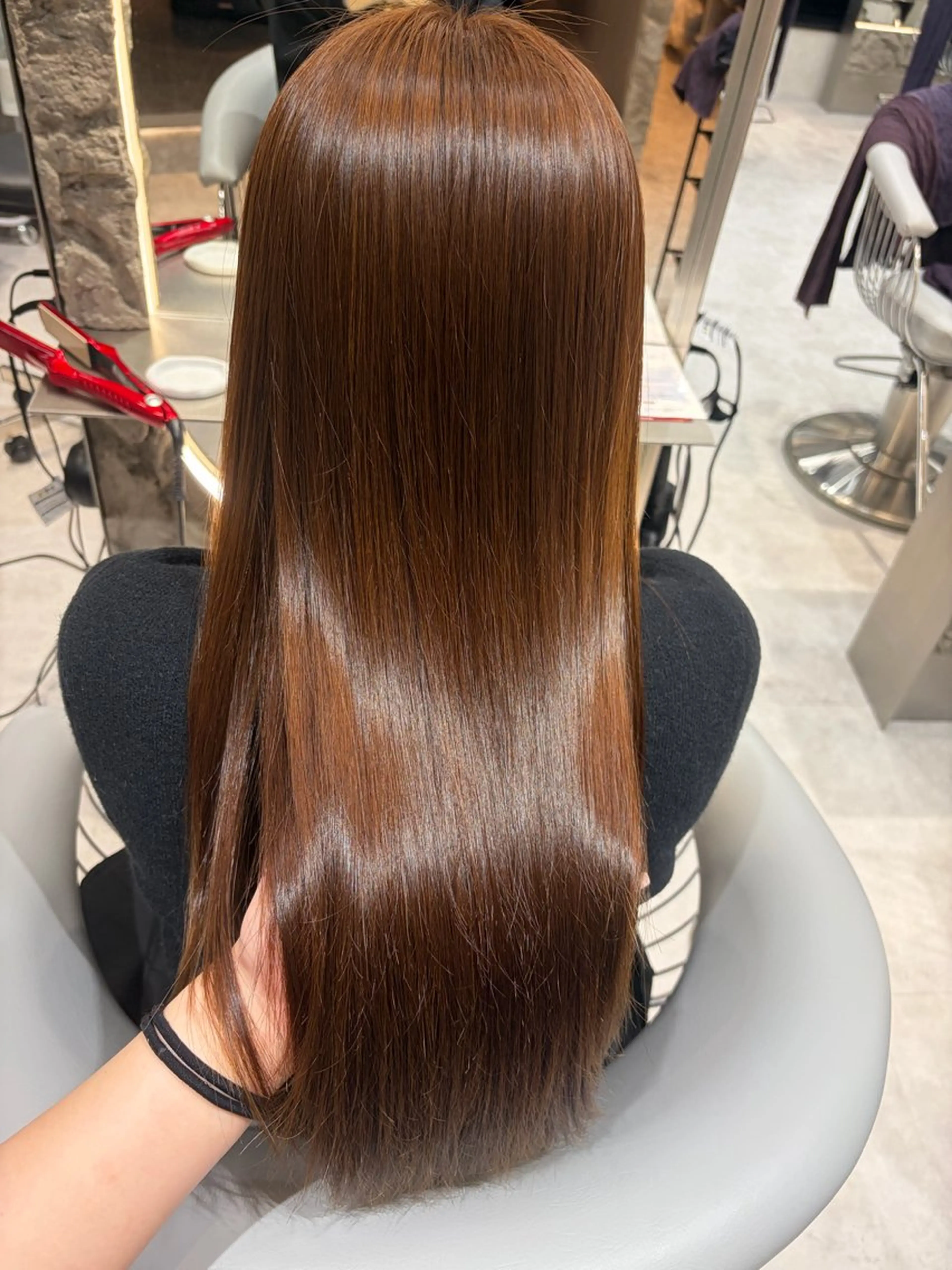 ロング ヘアカラー 髪質改善サロン Aster 天神大名店 【アスター】所属・ワンホンヘア× ベージュ🤍ひな🤍のヘアスタイル