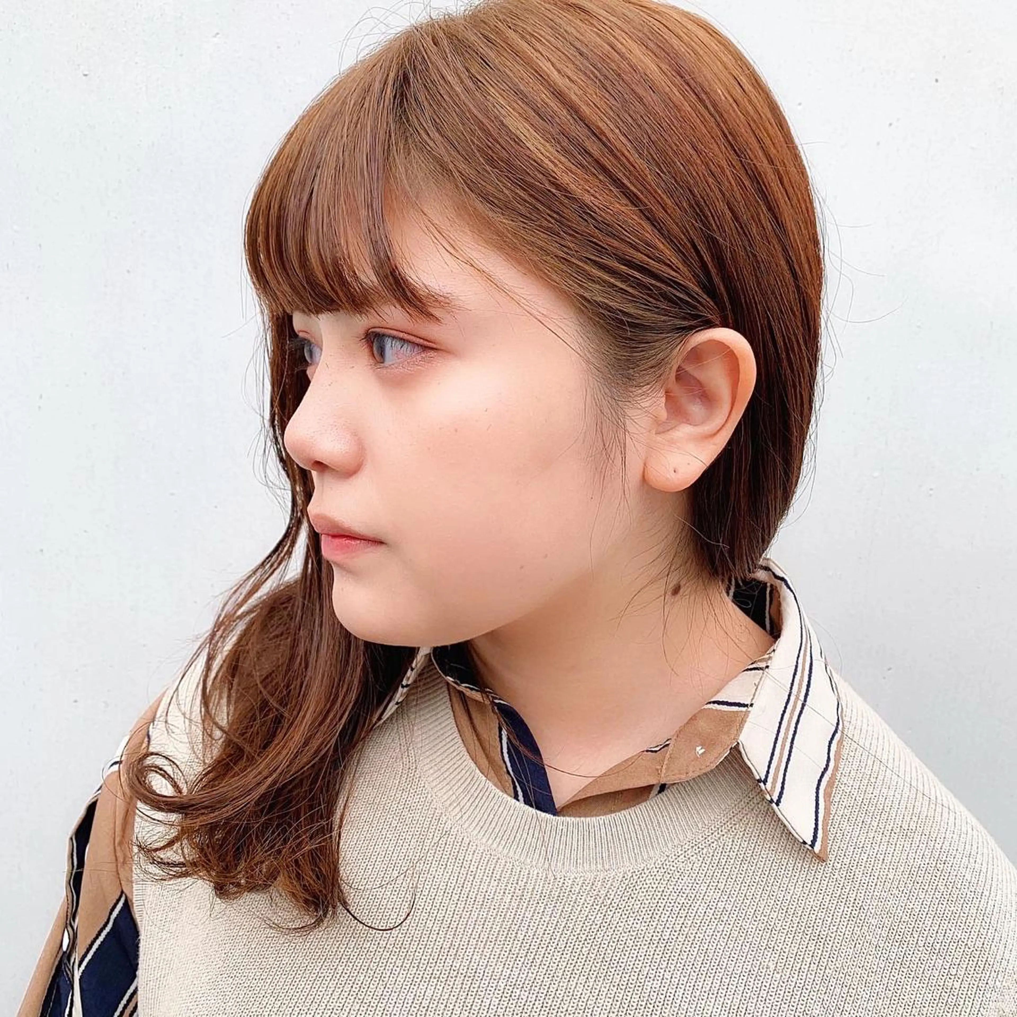 ロング カラー CODE.LINE所属・中川 竜誠のヘアスタイル