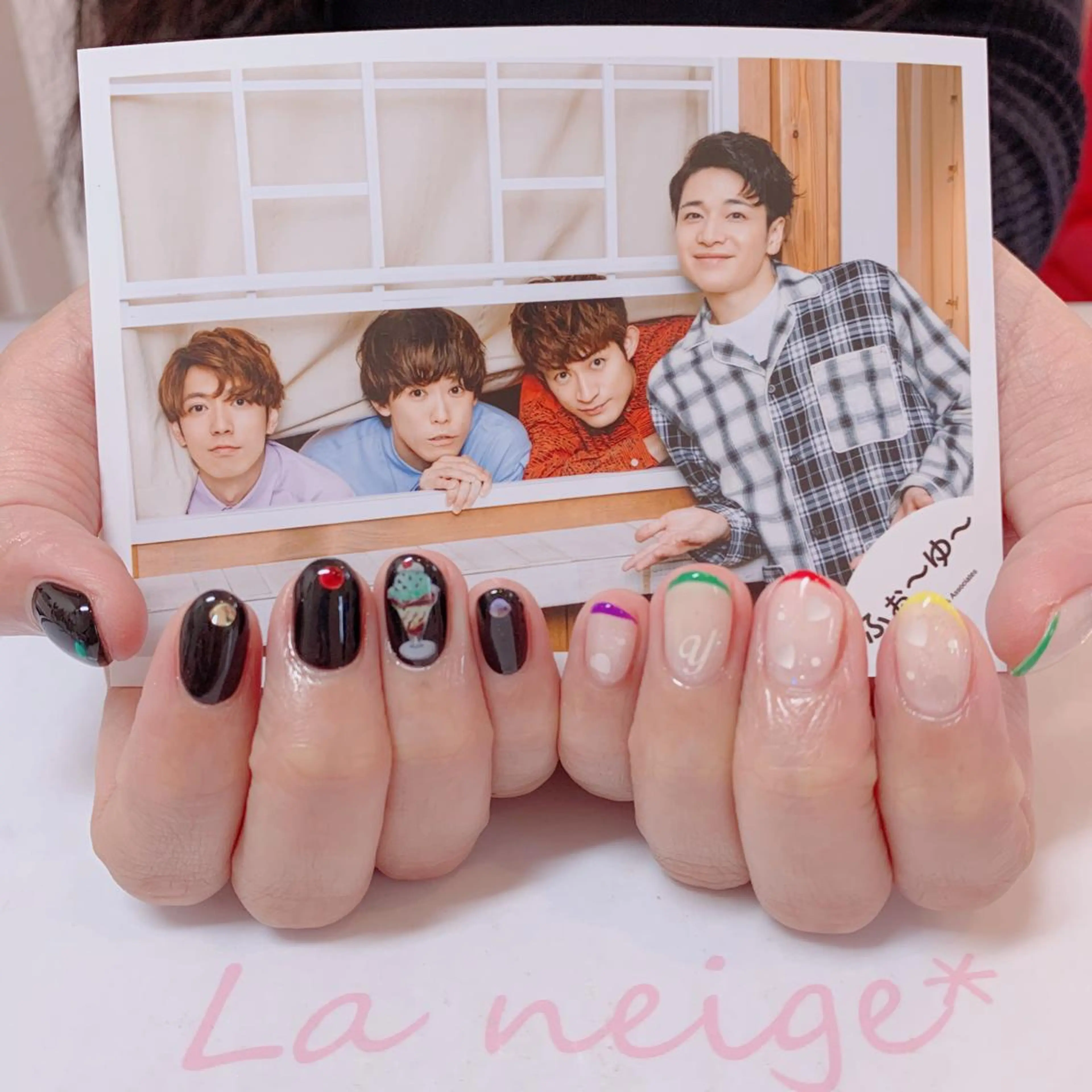 ネイル La neige* yuki 🥯🍑のネイルデザイン