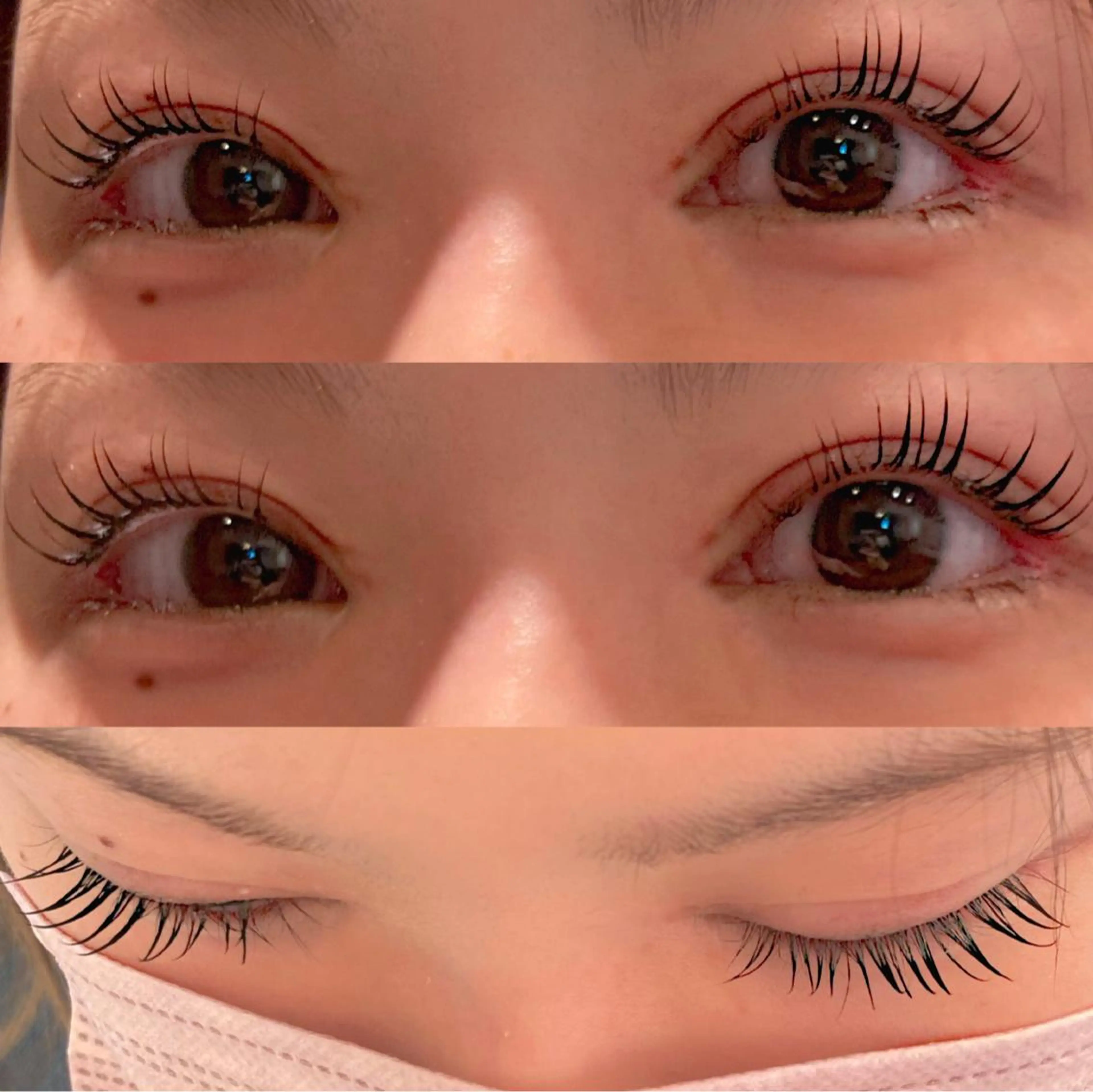 マツエク・マツパ 一重×まつ毛パーマ マツパ Earth coiffure beaute長野稲田店所属・林 愛子のマツエク・マツパデザイン