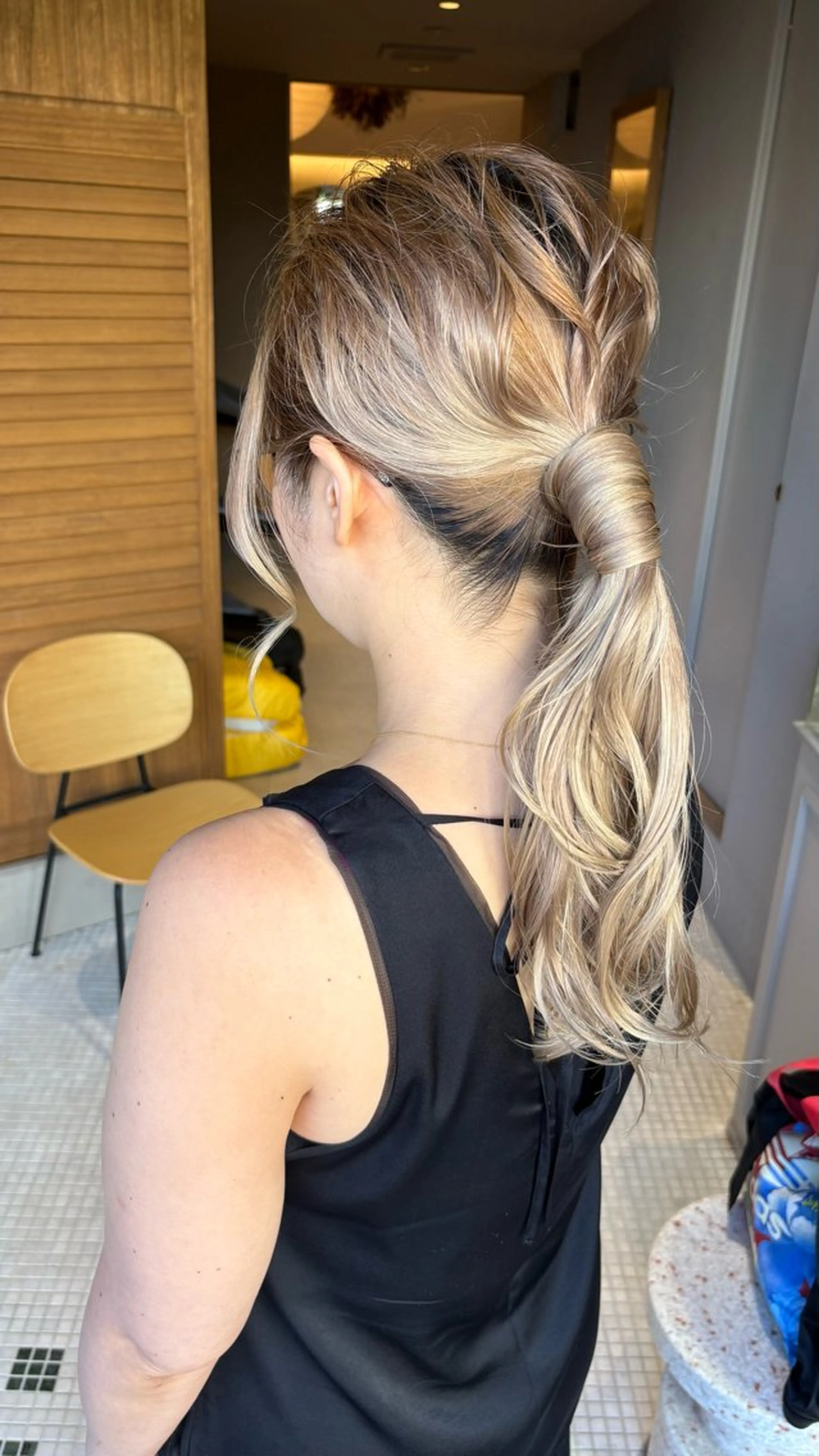 ミディアム ヘアセット 《無料カットモデル / perm》ナミのヘアスタイル