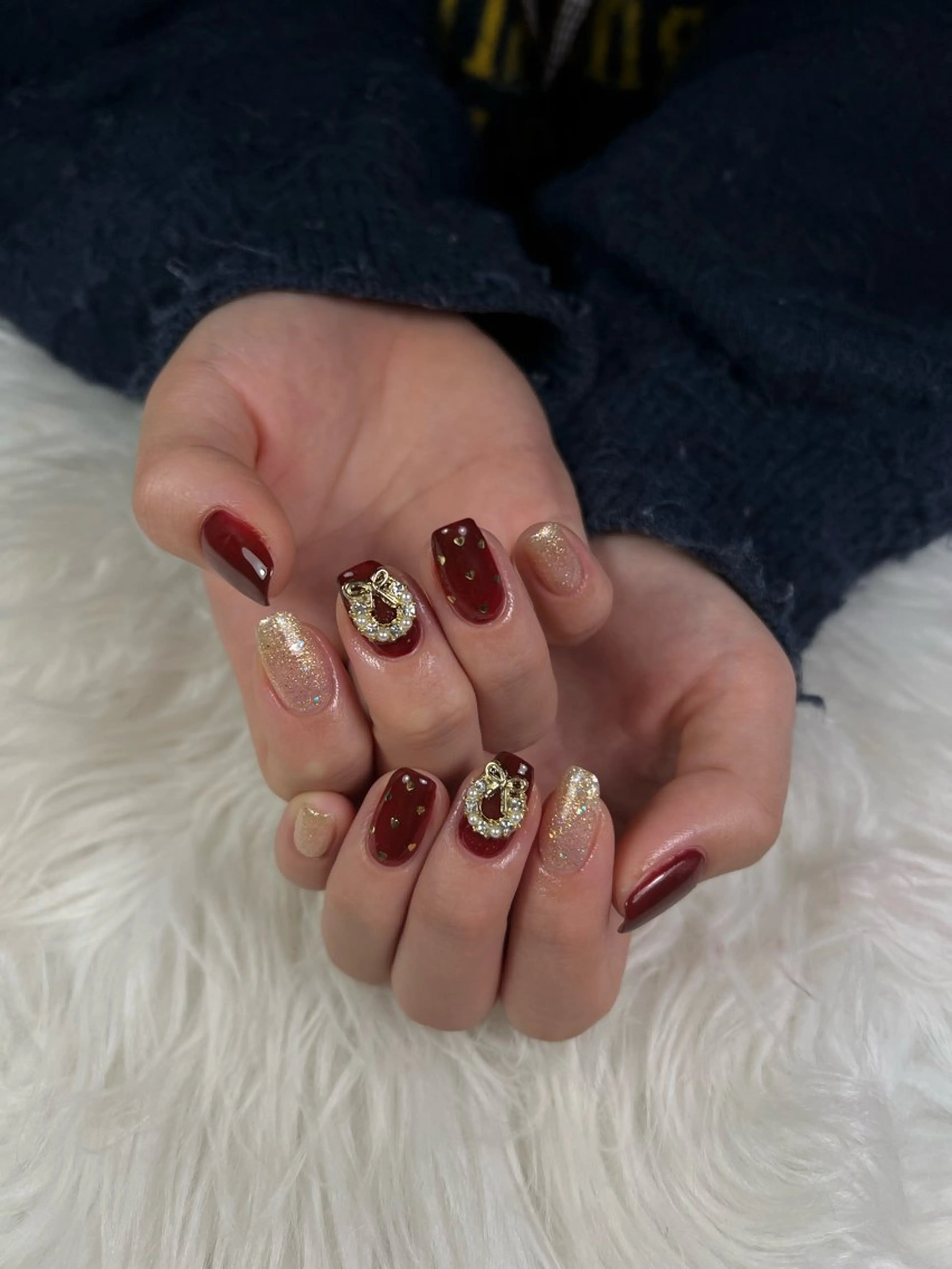 ネイル 🫧‪Yuri🫧 年始予約受付中🌟のネイルデザイン