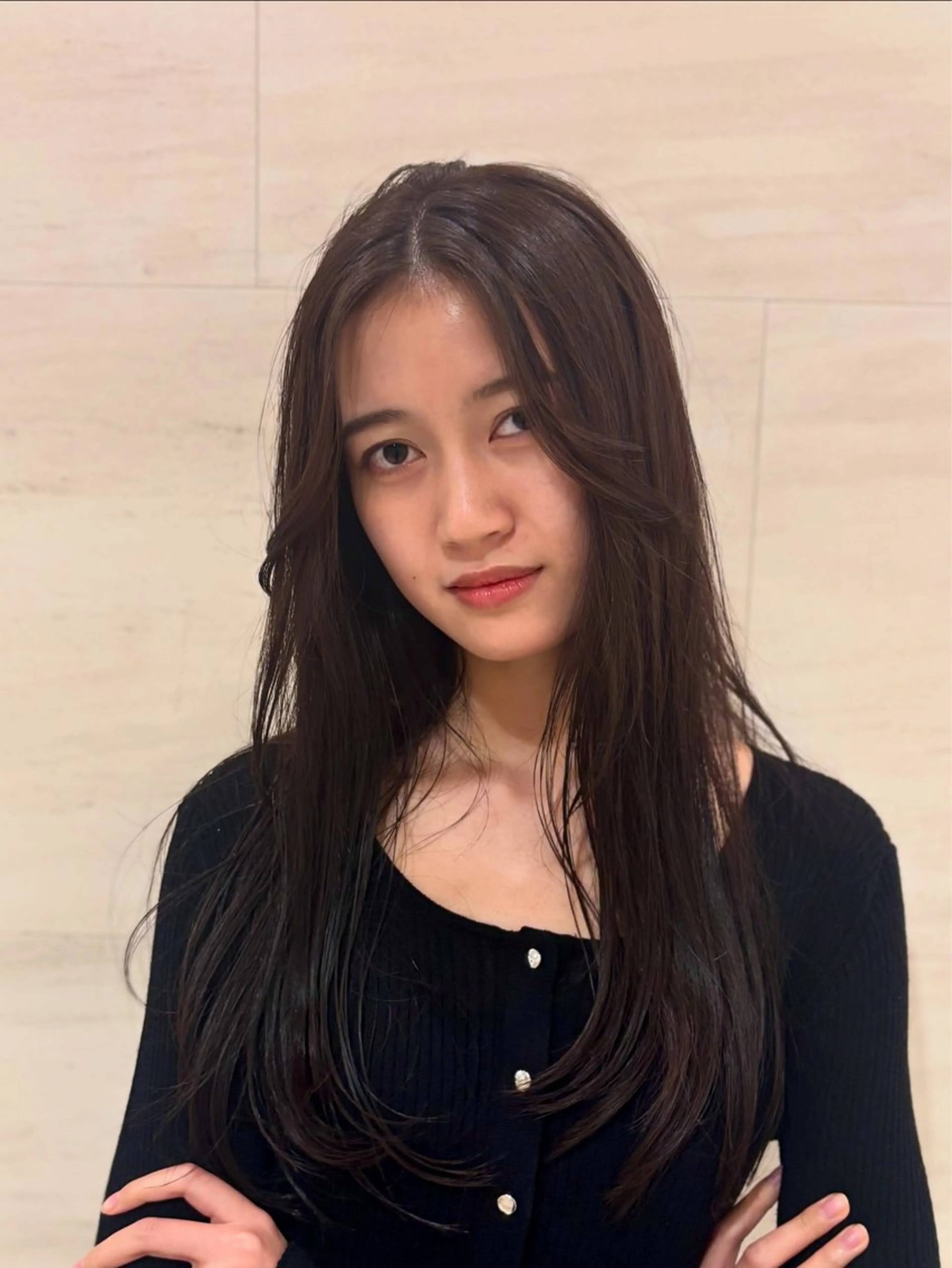 セミロング レイヤーカット トリートメント air-yokohama所属・青木 翔海のヘアスタイル