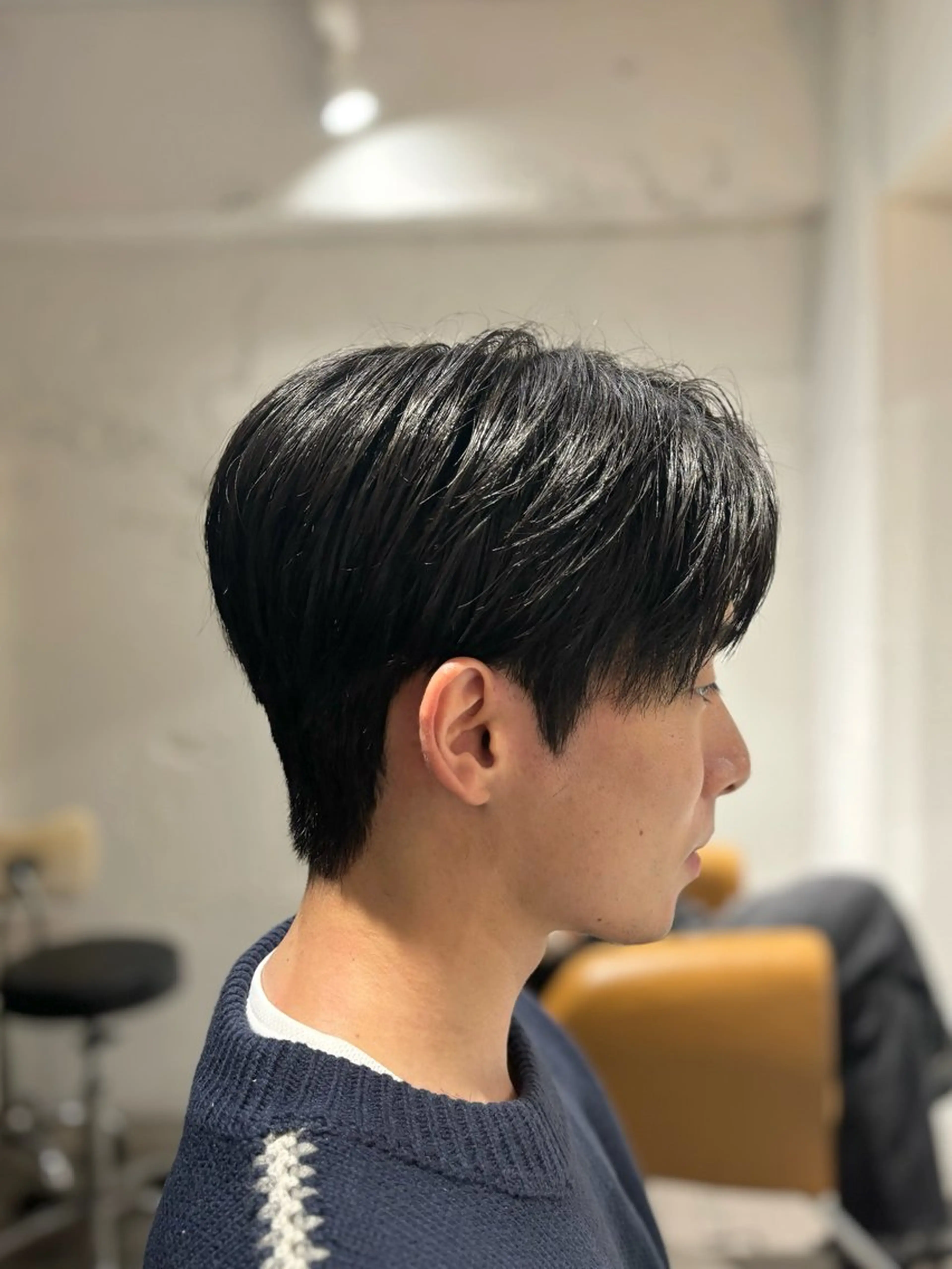 ショート パーマ メンズ カット パーマ 韓国メンズヘア/ ダウンパーマ/歩夢のヘアスタイル