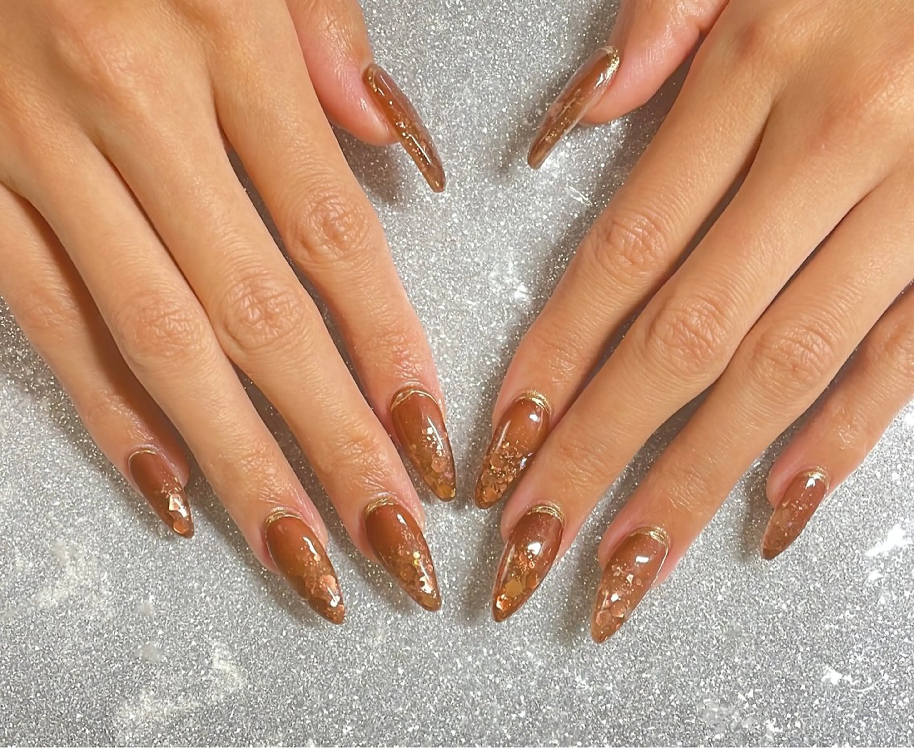 ネイル ハンドネイル VIERU 🌈🎀💖のネイルデザイン