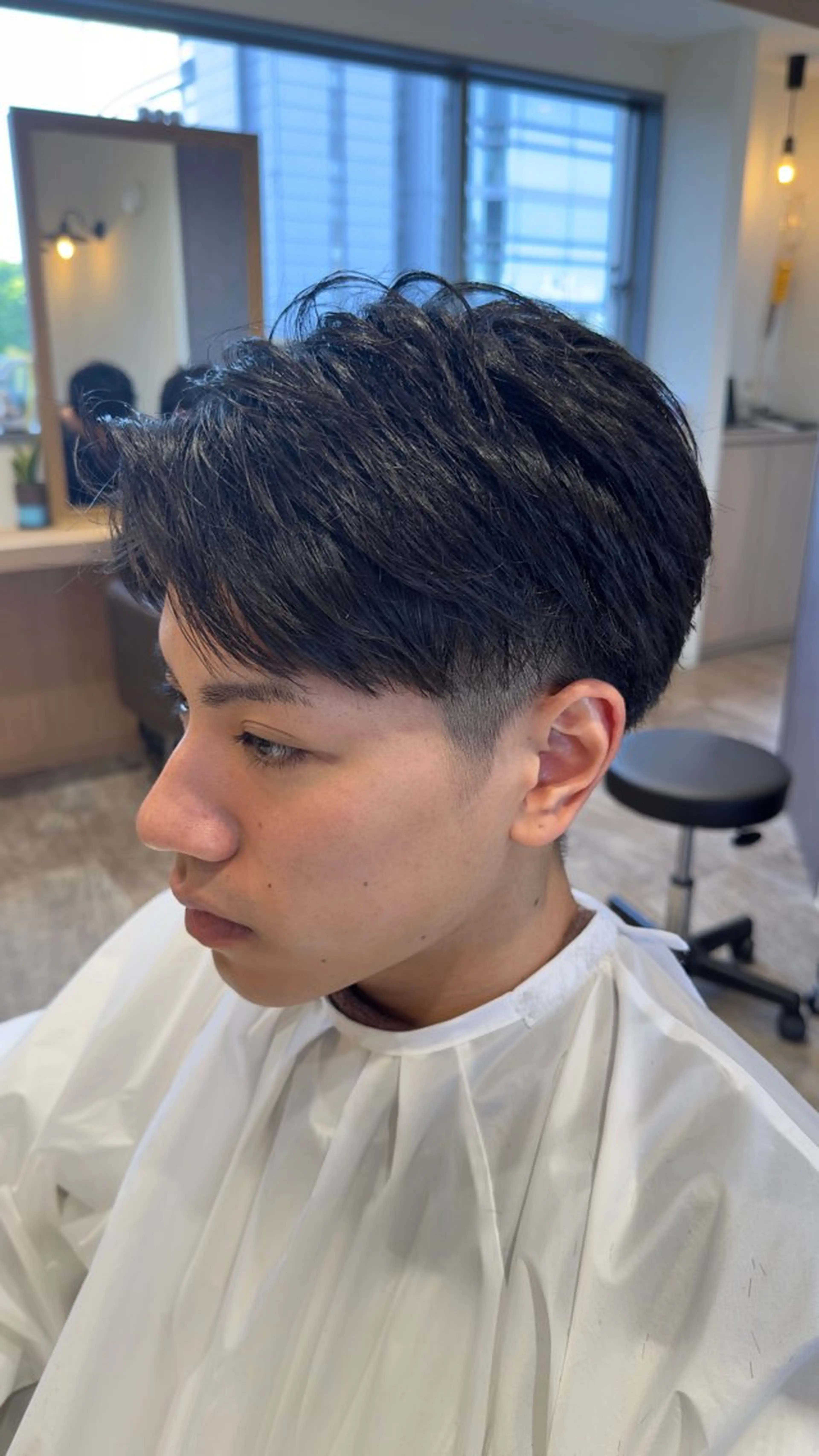 ショート パーマ メンズ 【メンズパーマ】比嘉 啓人のヘアスタイル