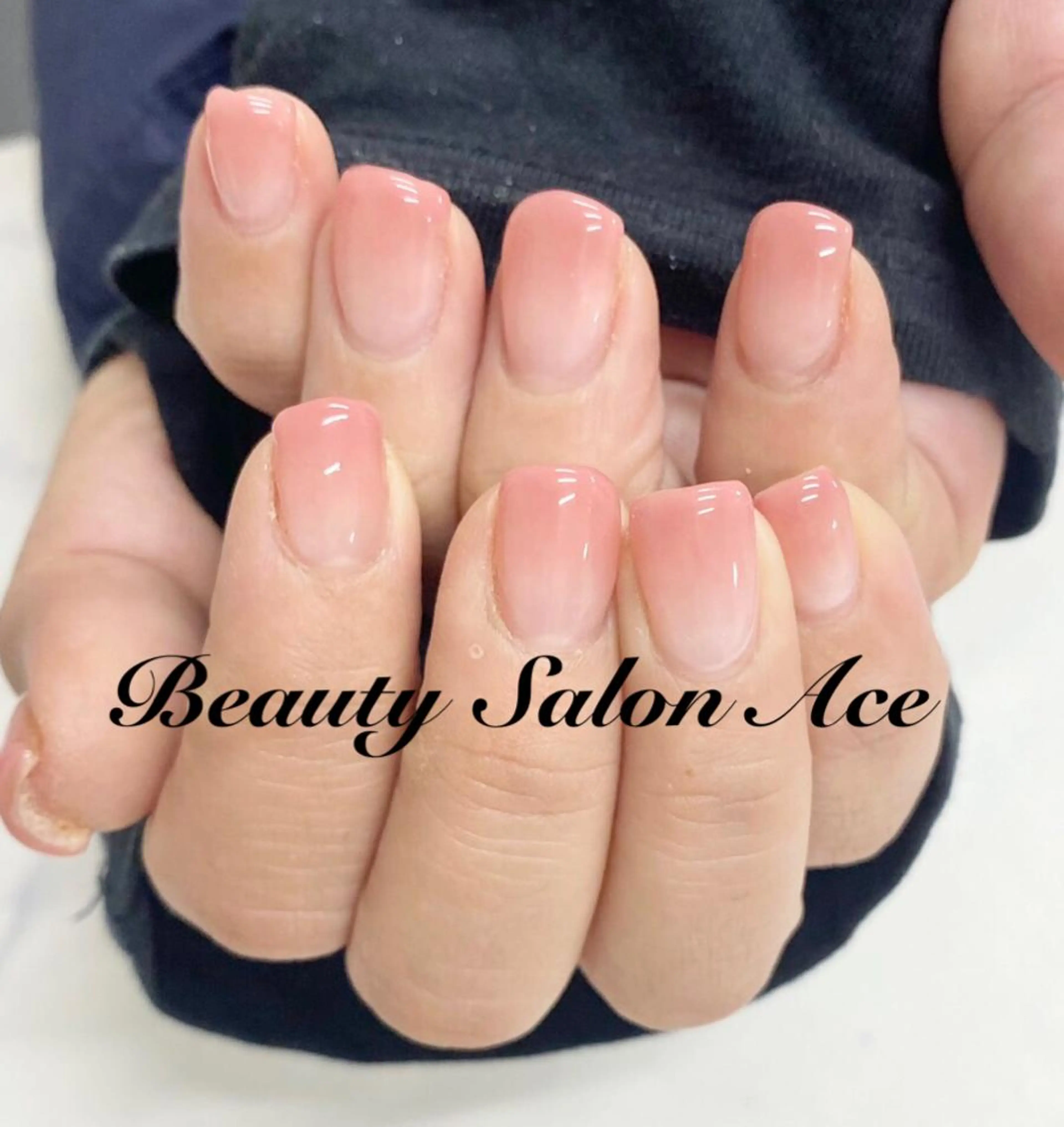 ネイル アートネイル 長さ出し ジェルネイル グラデーション メンズネイル Beauty Salon Ace（ネイルサロン　エース）所属・池袋フィルイン Ace♡長さだしのネイルデザイン