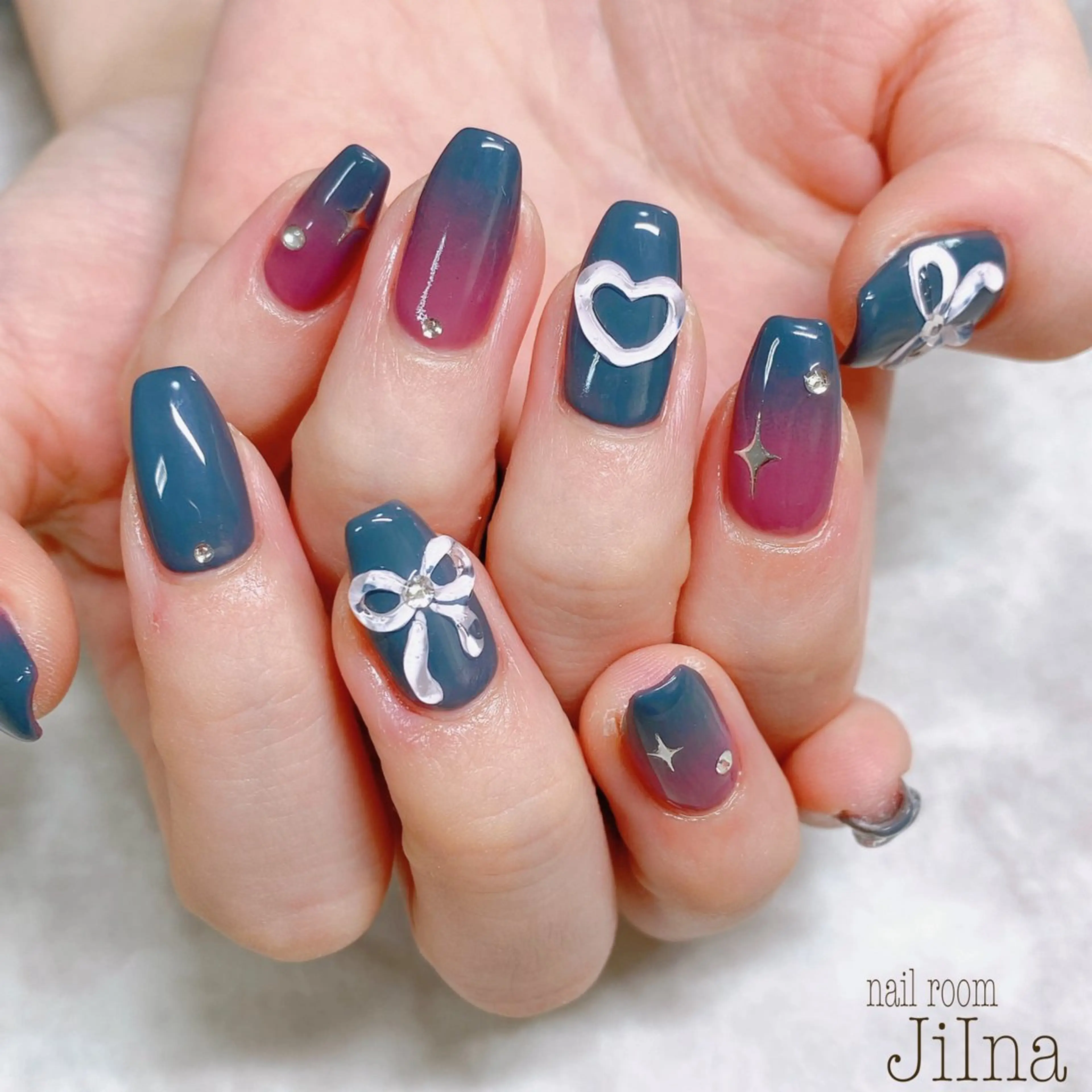 ネイル 持ち込み JiIna nailのネイルデザイン