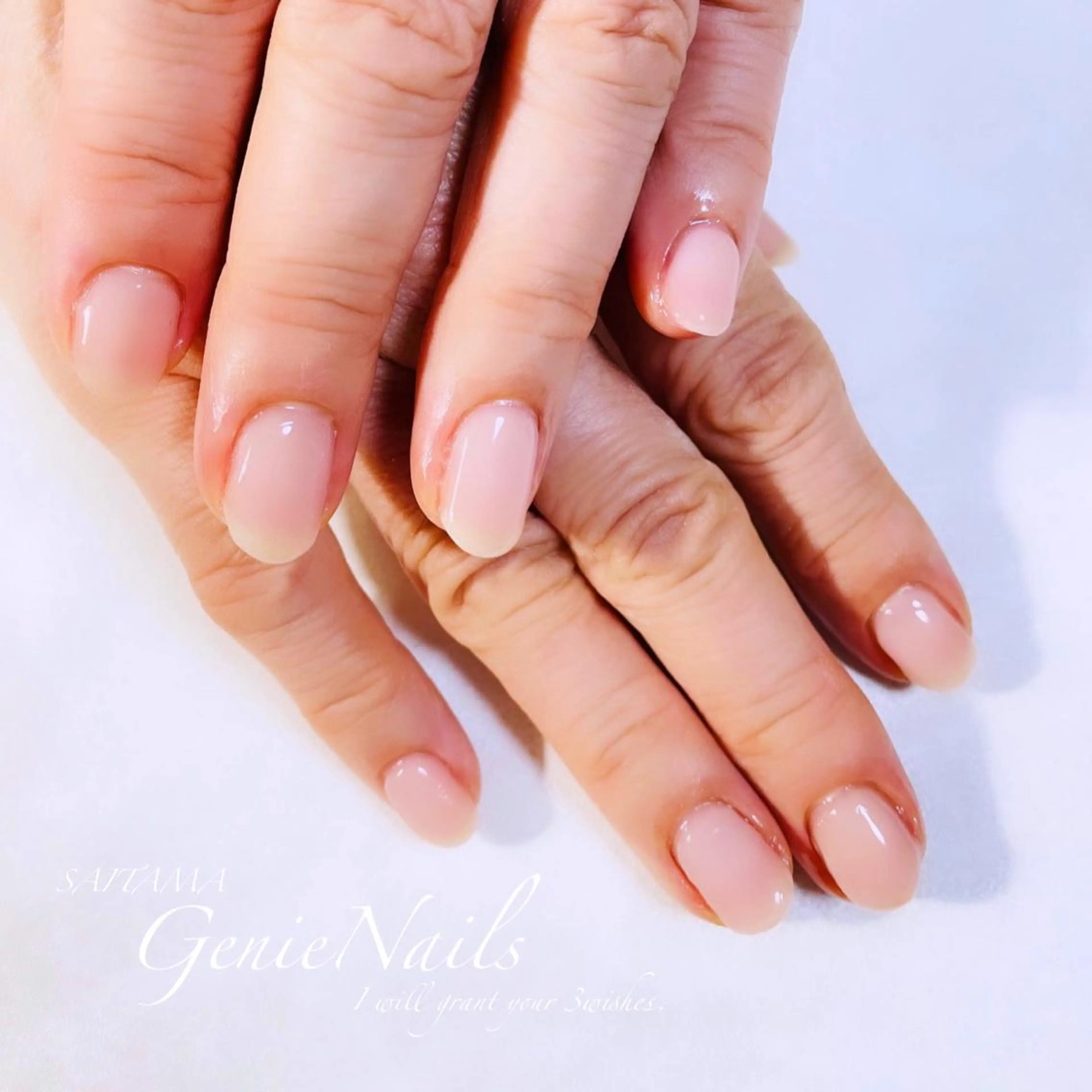 メンズ ネイル フットネイル ミラーネイル ニュアンスネイル ショートネイル ハンドネイル Genie Nailsのネイルデザイン