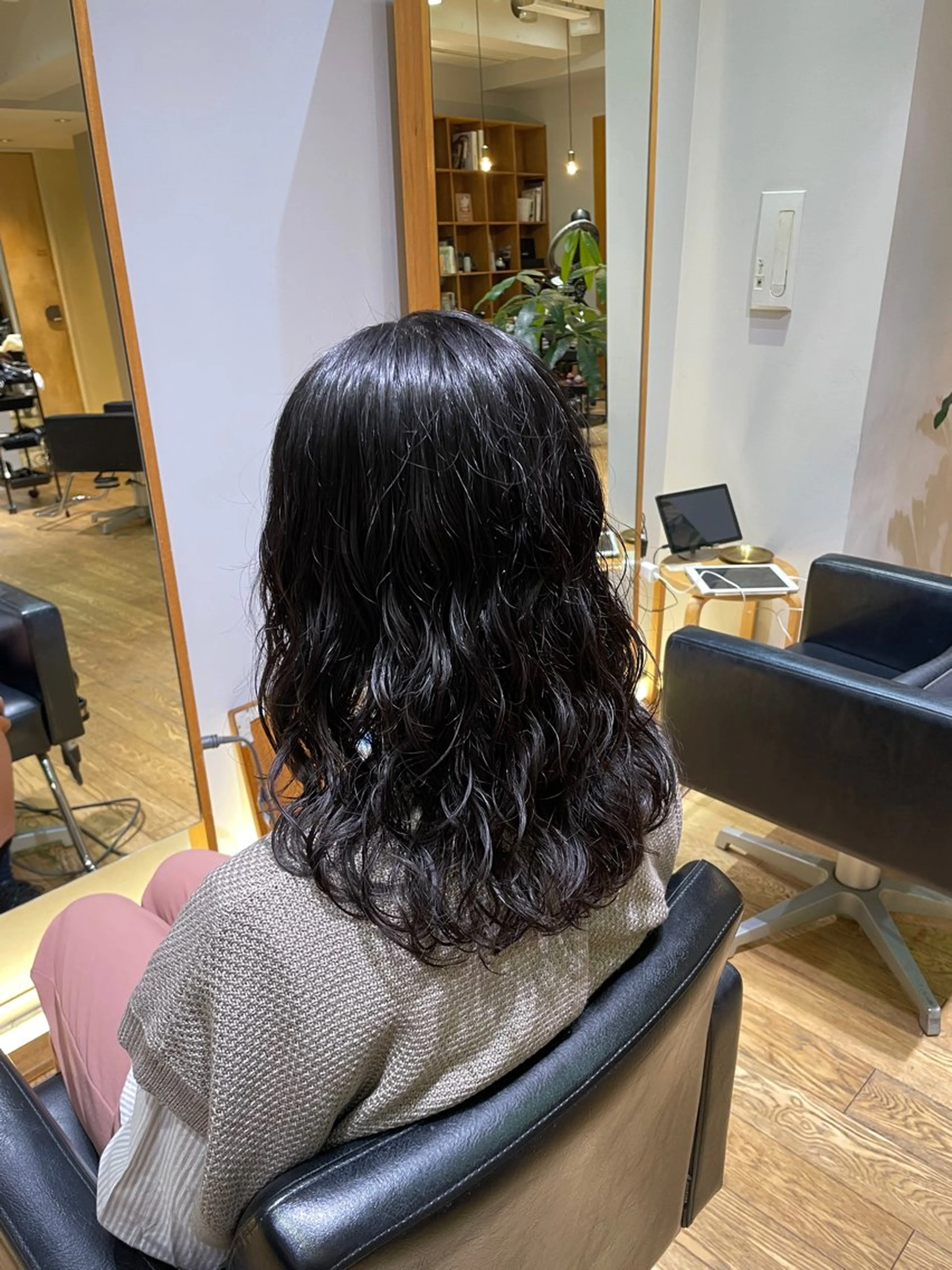 セミロング セミロングパーマ 縮毛矯正/レイヤー /ひかるのヘアスタイル