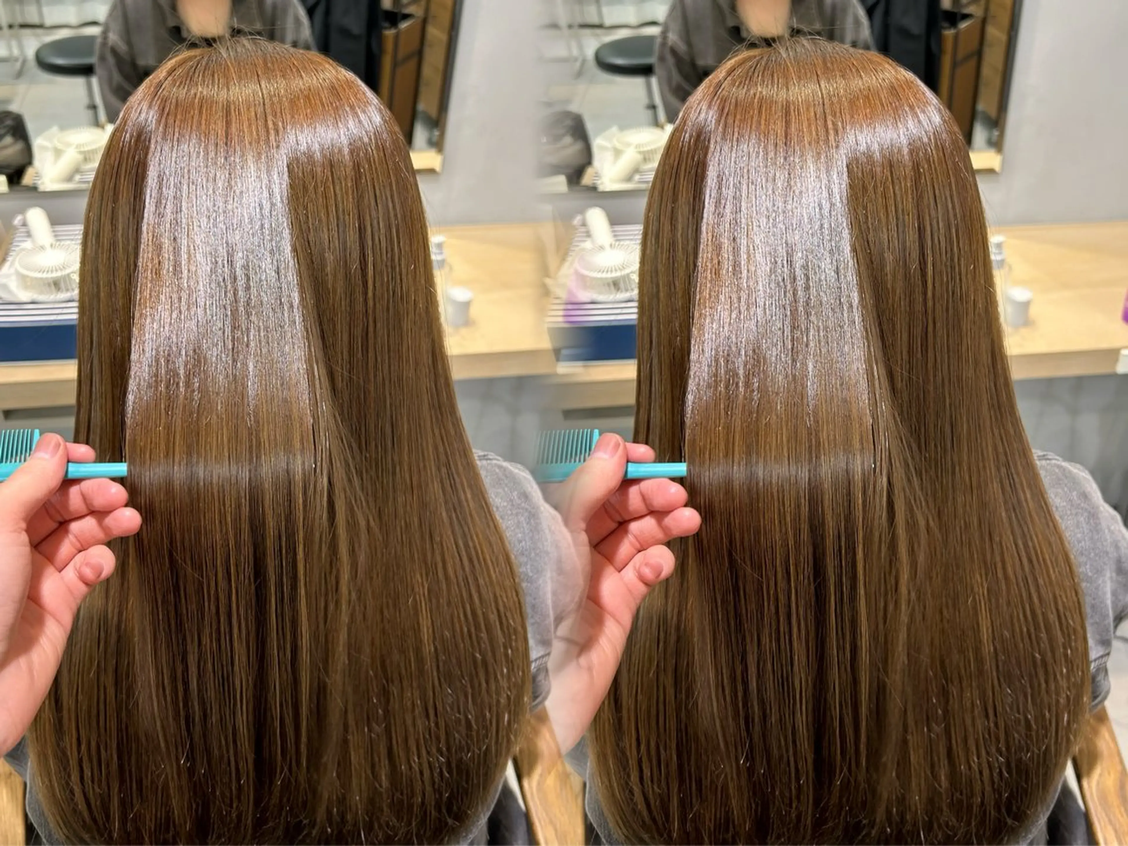 ロング 髪質改善 縮毛矯正 カット トリートメント 池袋ボブ/美髪 縮毛矯正taigaのヘアスタイル