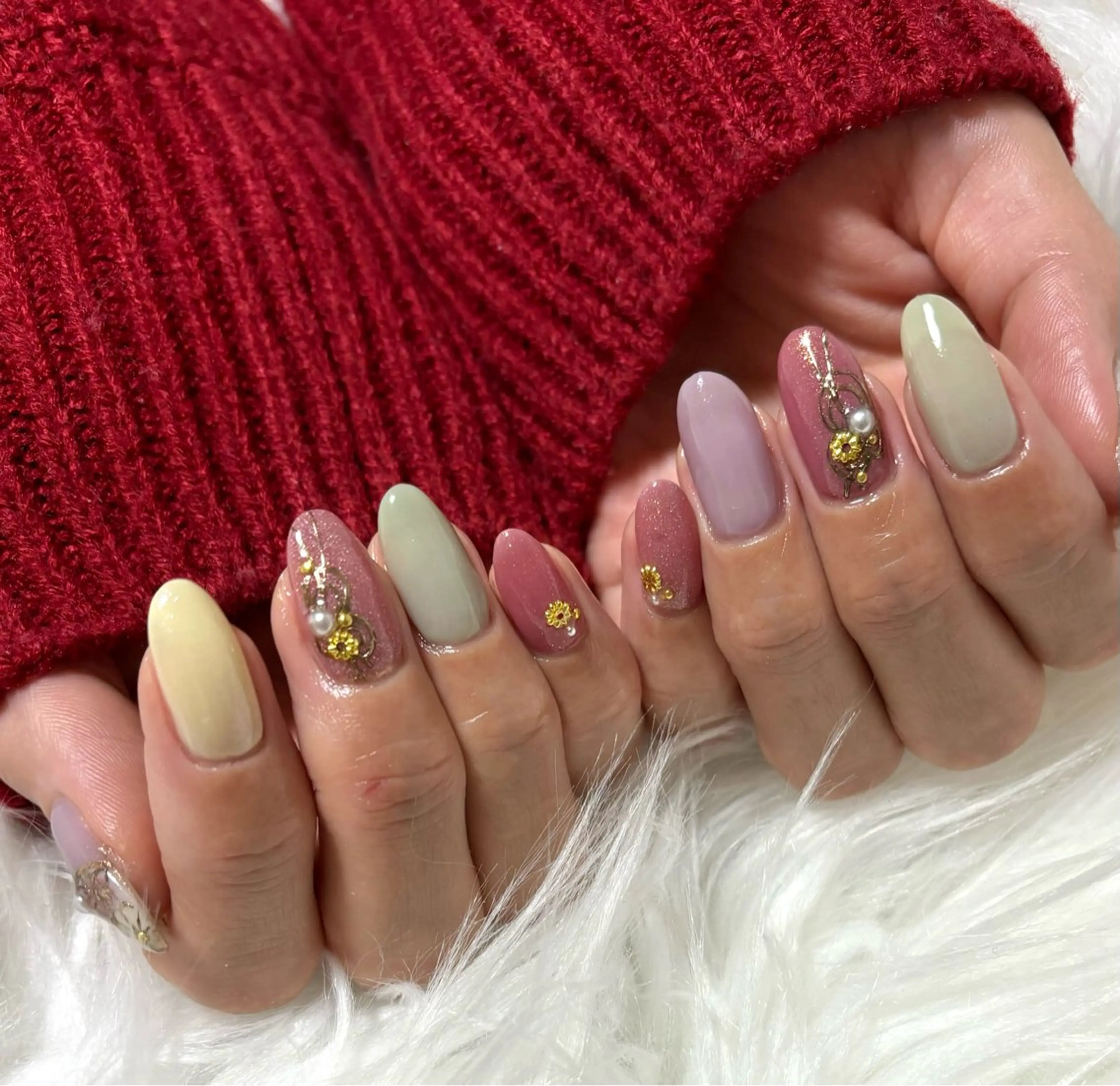 ネイル ハンドネイル nail salon HIRUKANAのネイルデザイン
